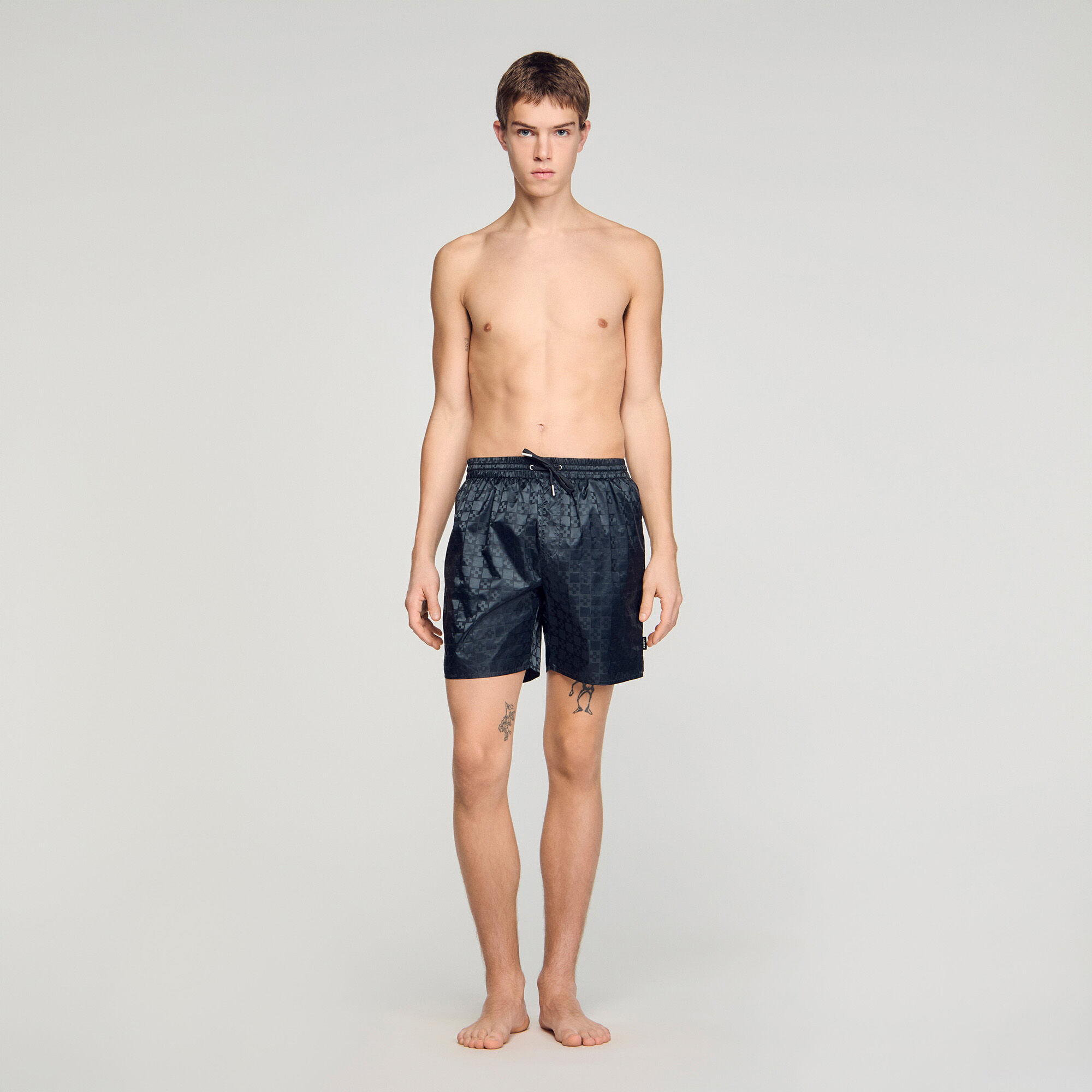Short de bain en forme de croix carrée