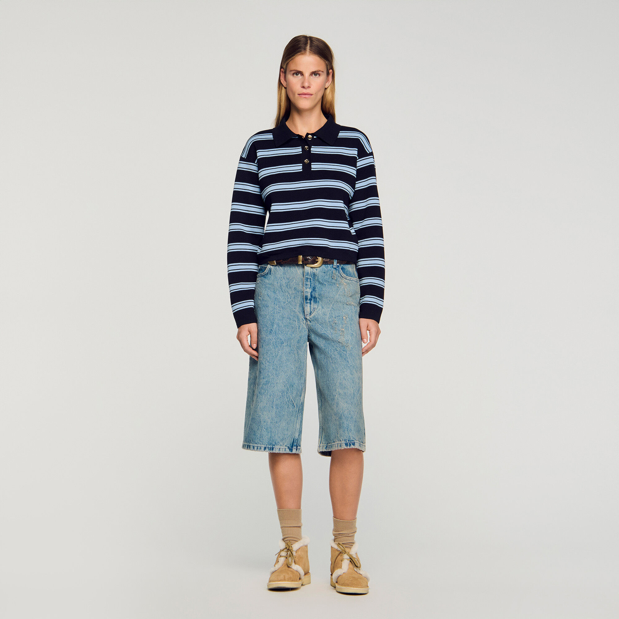Pull-over à rayures