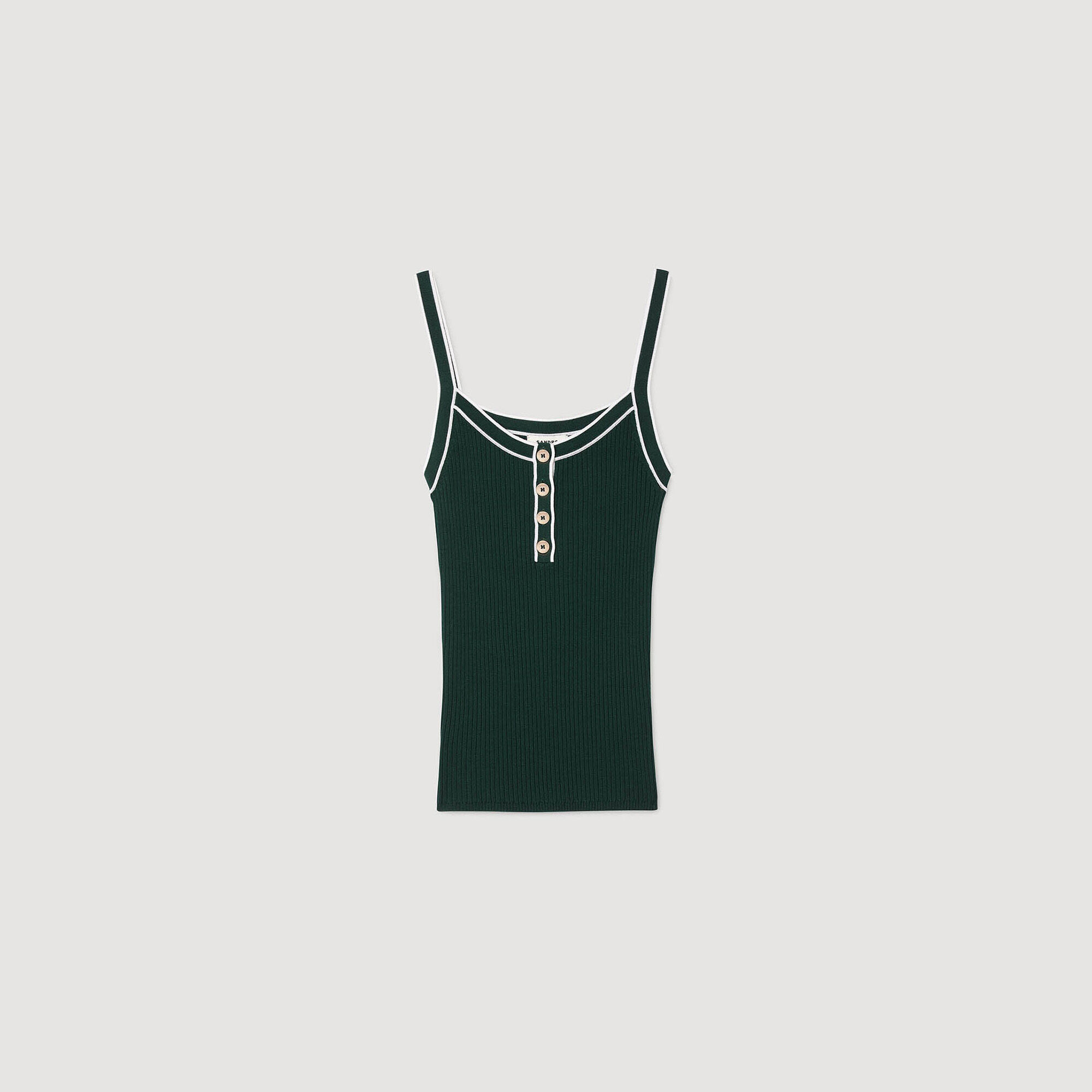 Pull à motif deux tons