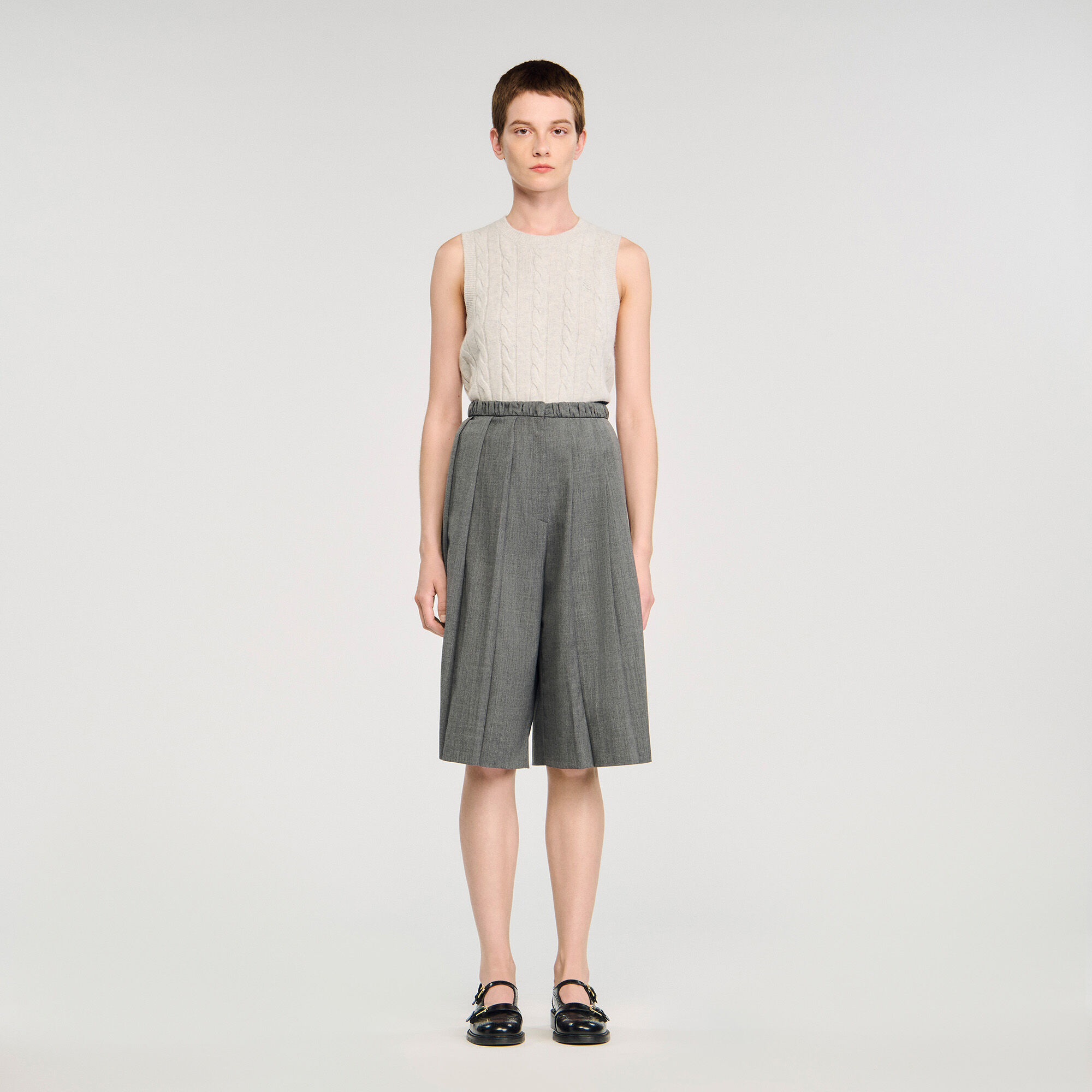 Shorts longs à pinces