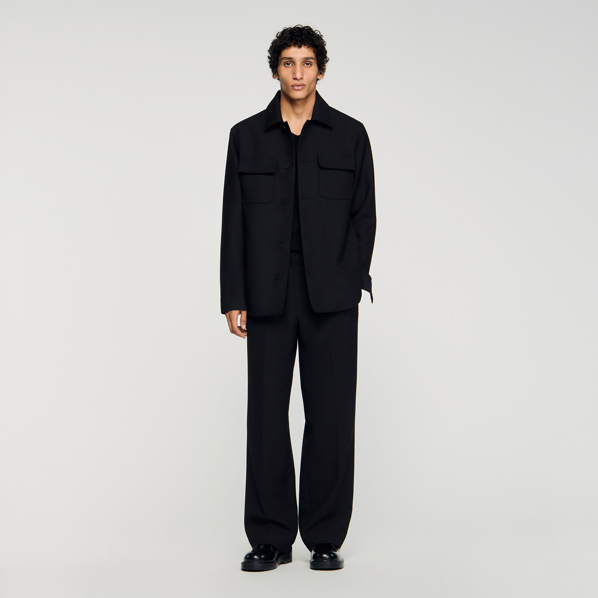 Chemise oversize boutonnée