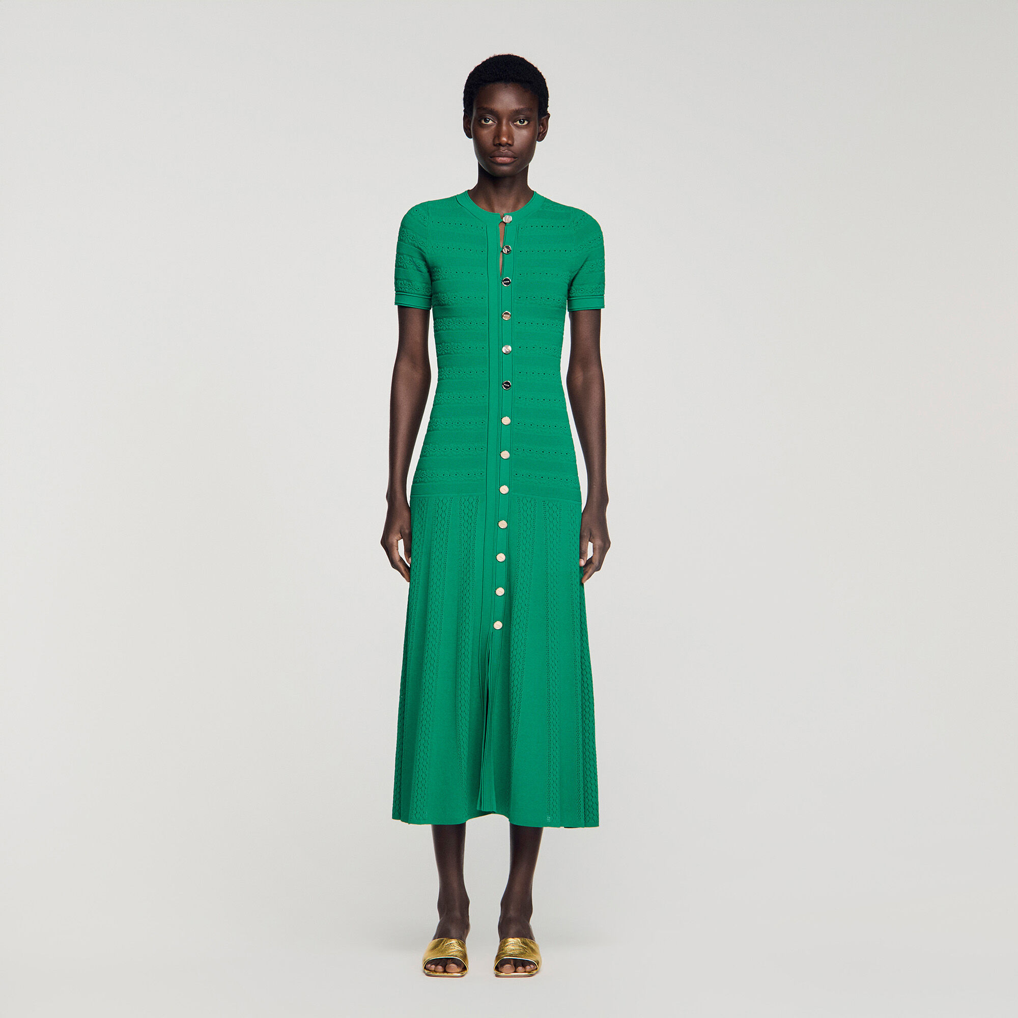 Robe maxi en maille