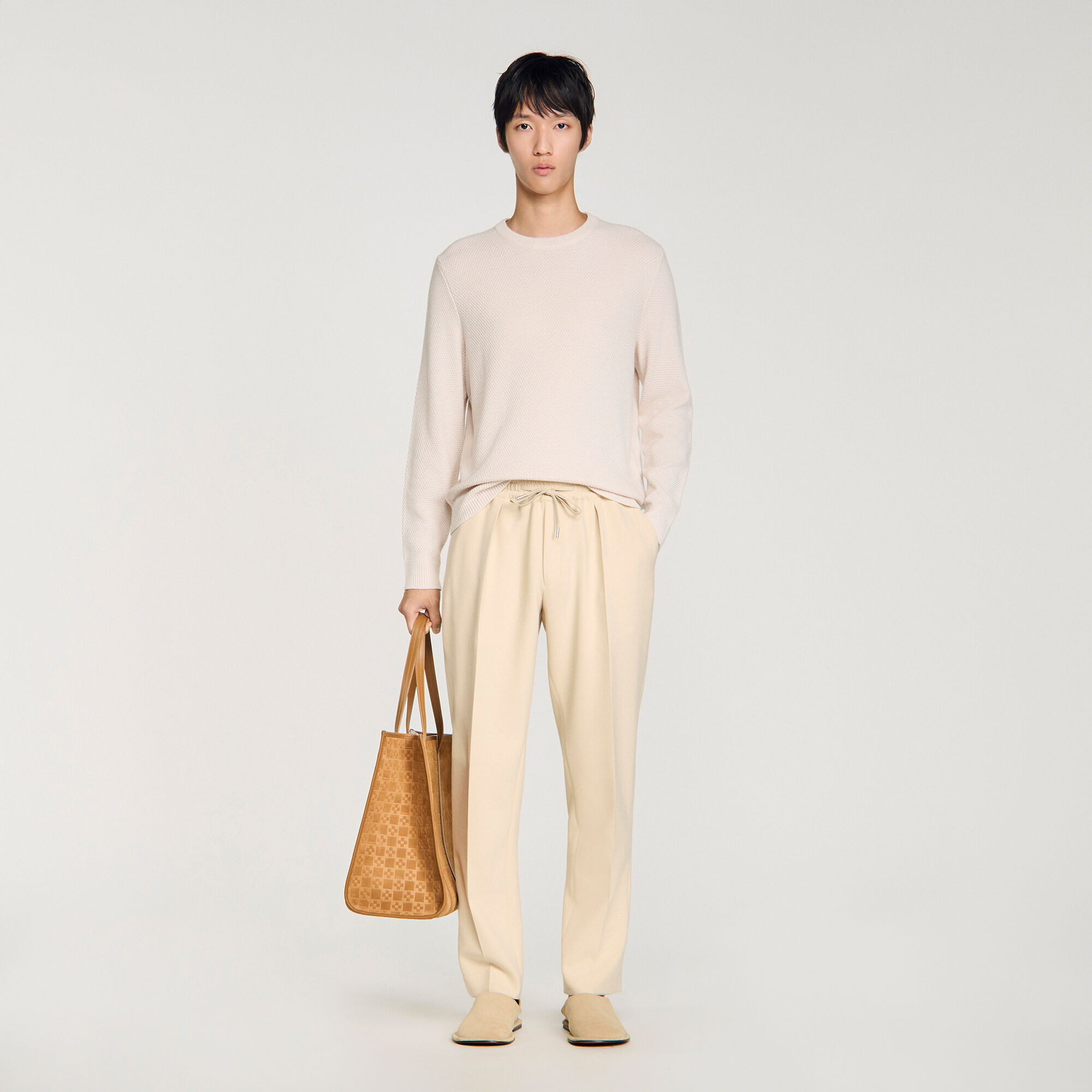 Pantalons droit à élastique
