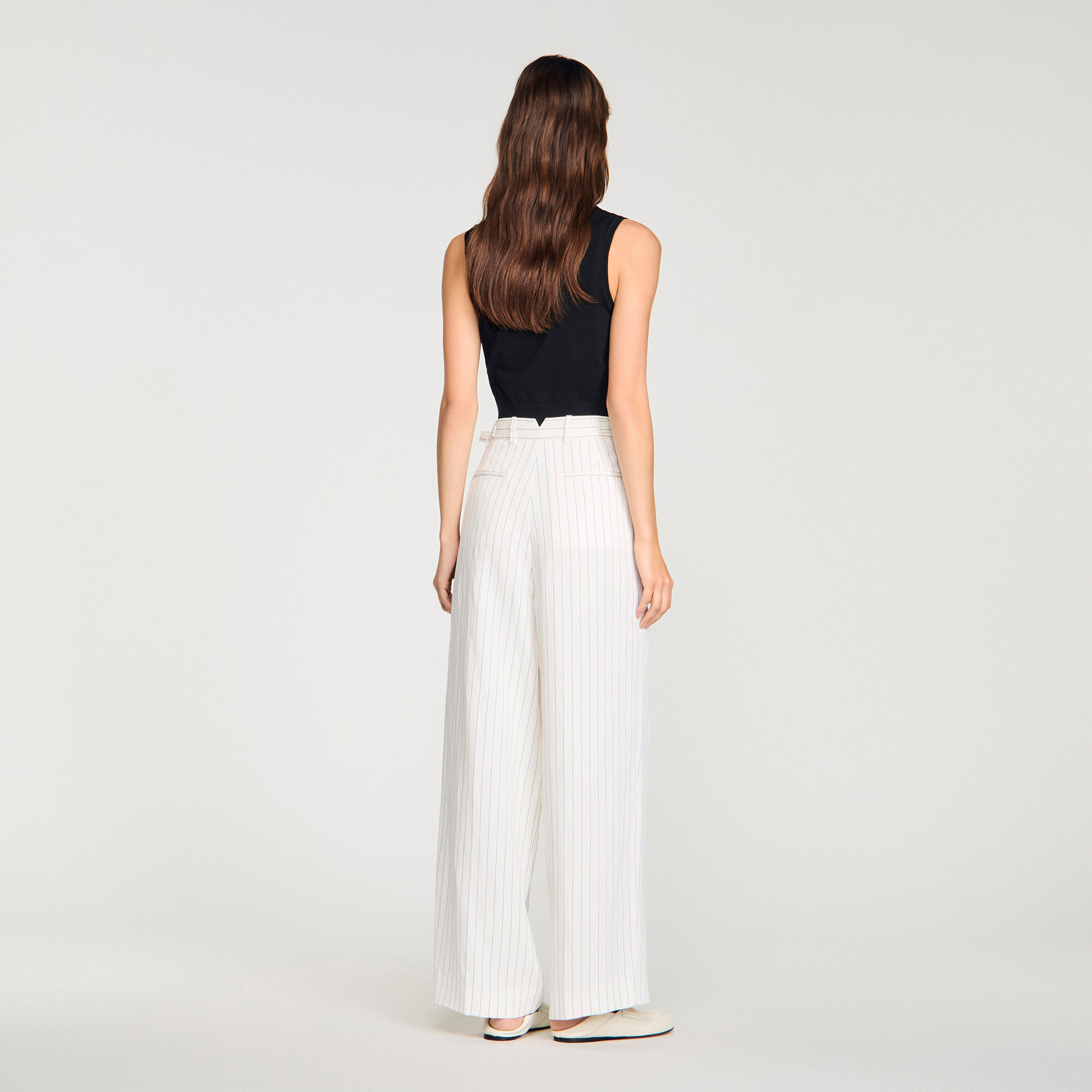 Pantalon de costume à rayures