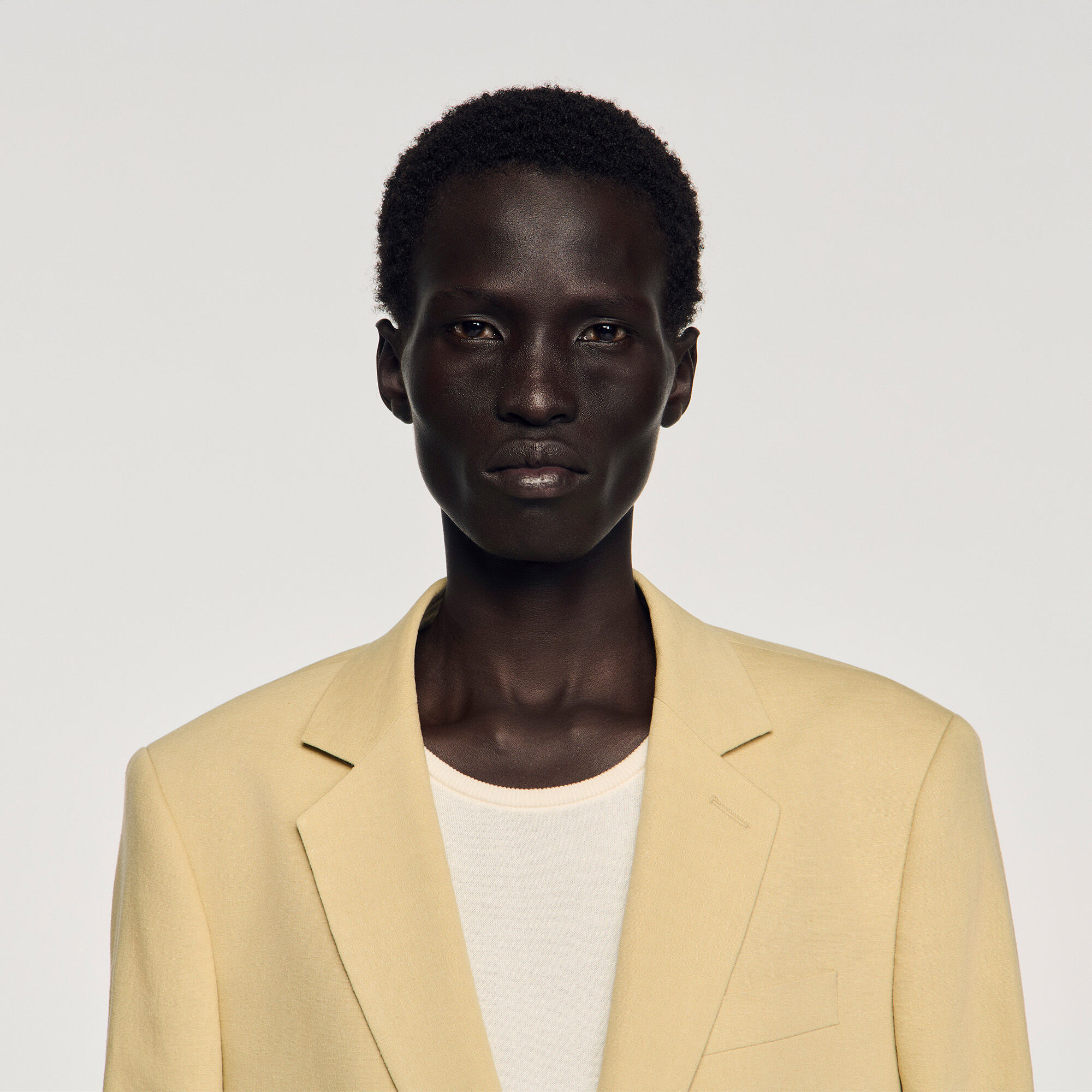 Veste de costume en lin classique