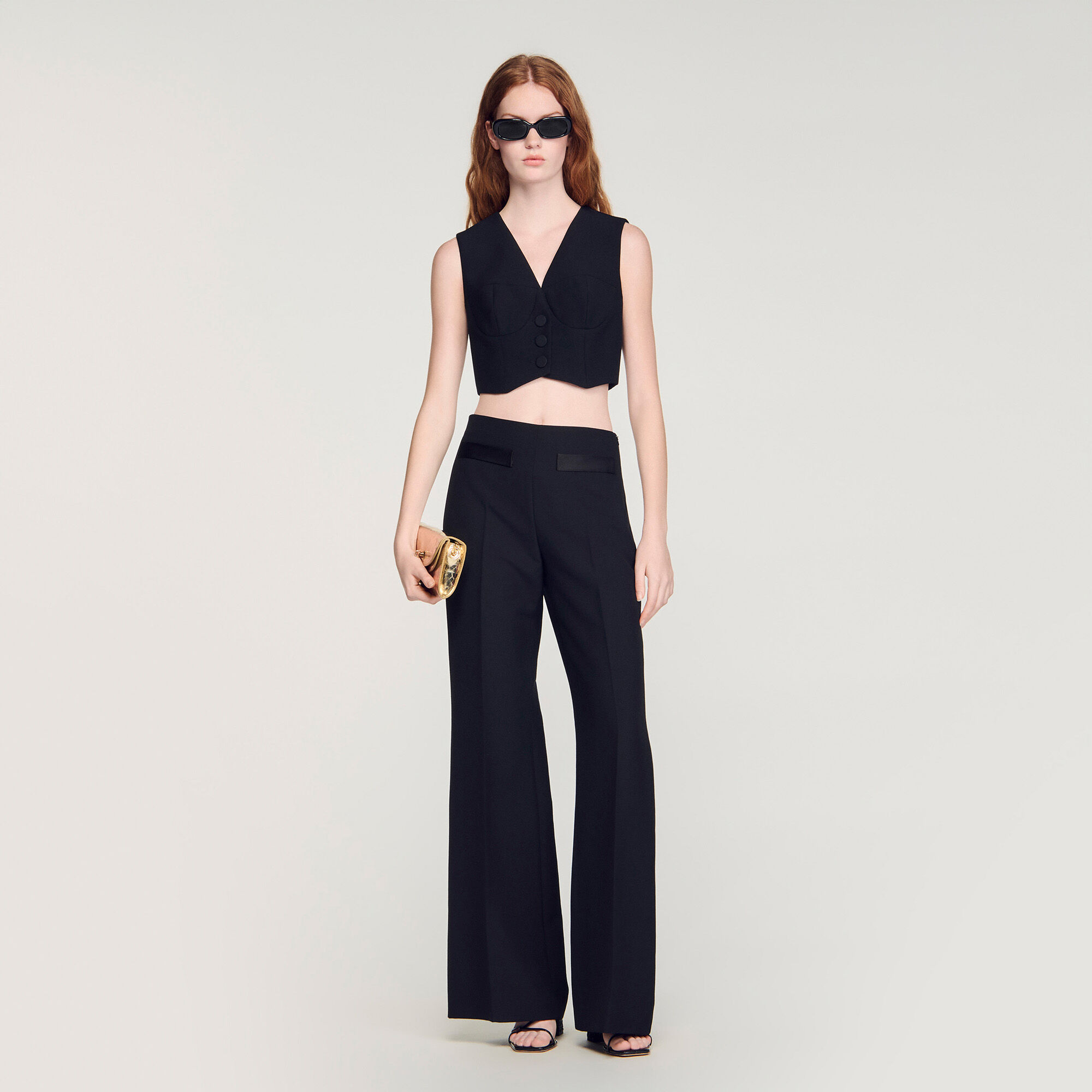 Gilet cropped