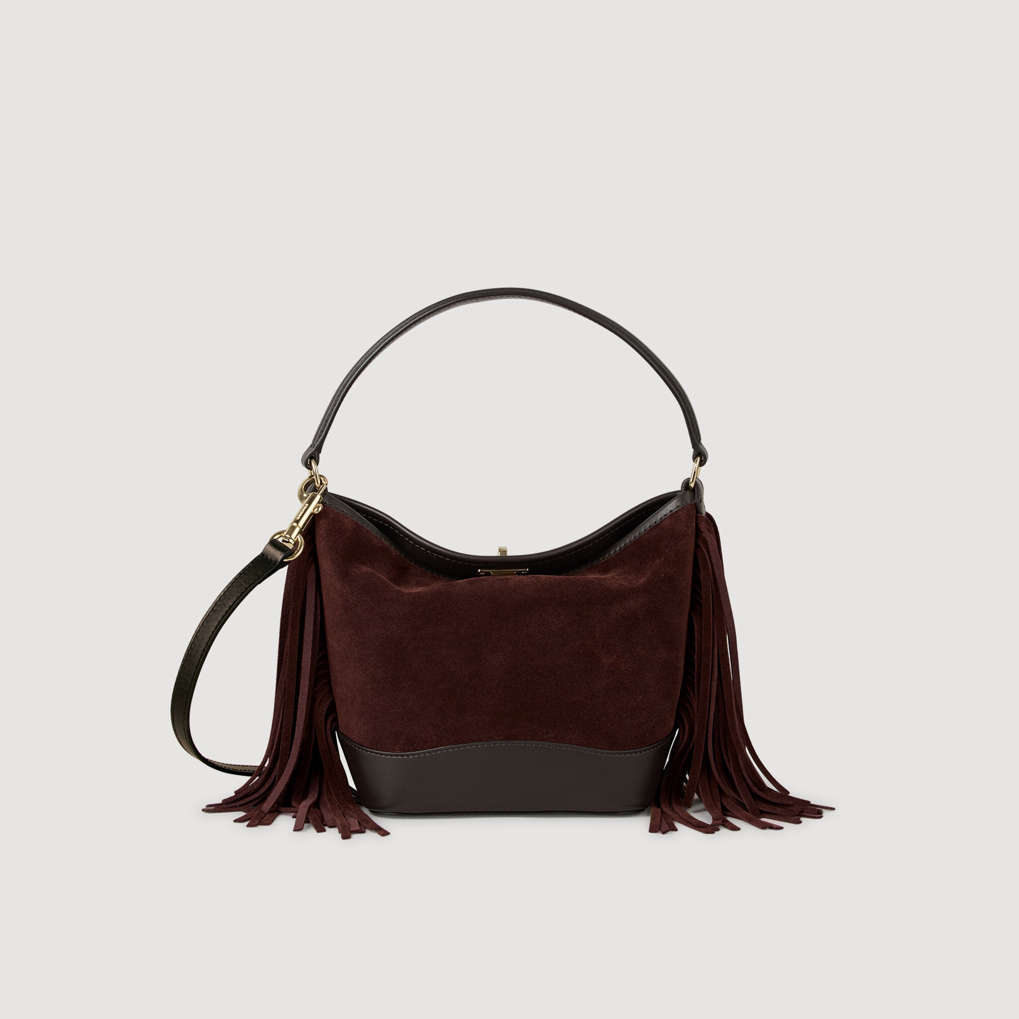 Sac en daim TANGOSO aux franges