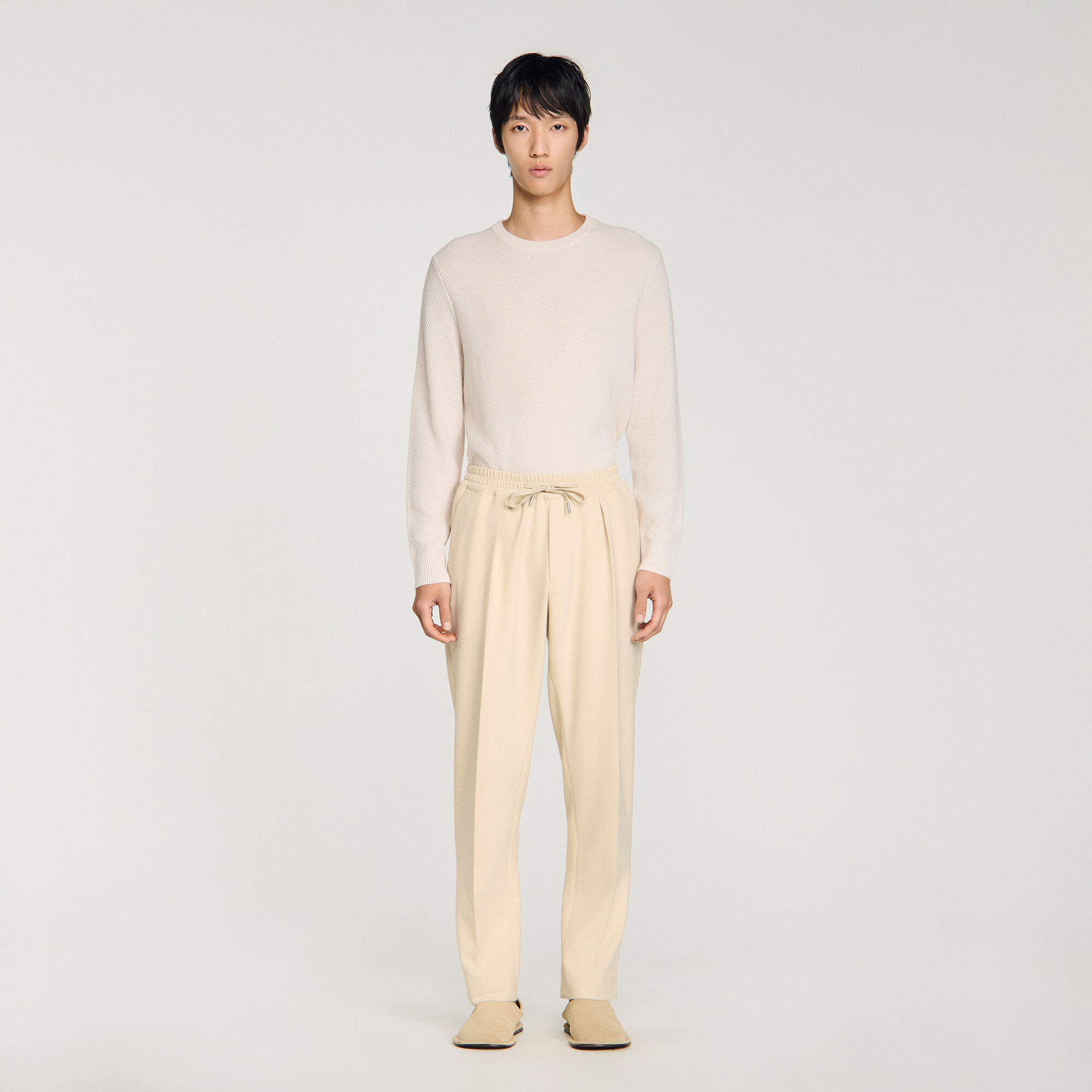 Pantalons droit à élastique