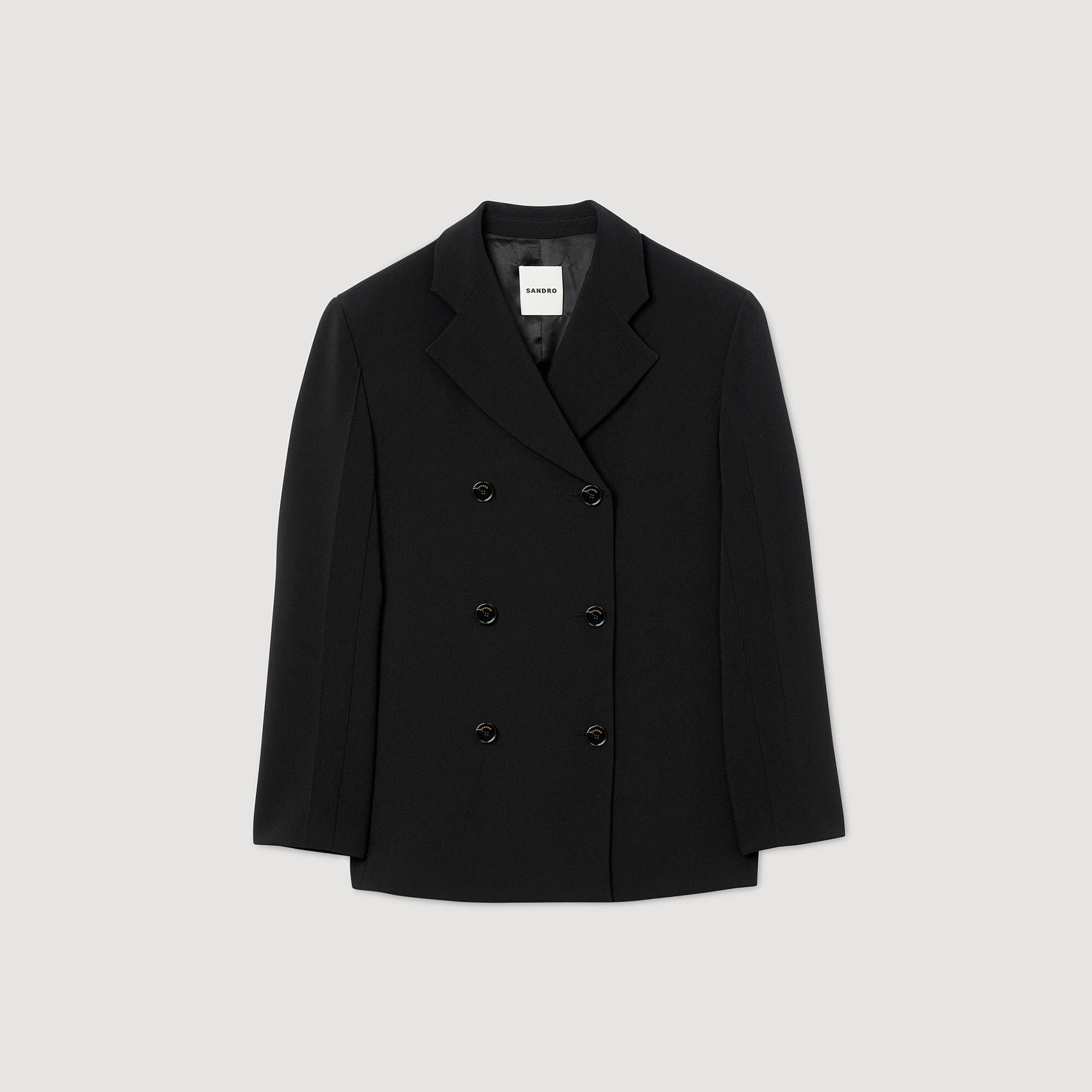 Veste structurée croisée