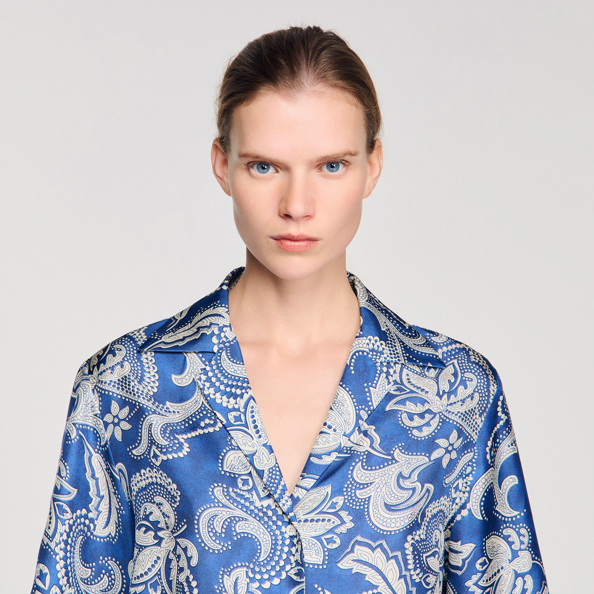 Chemise imprimée fleurs