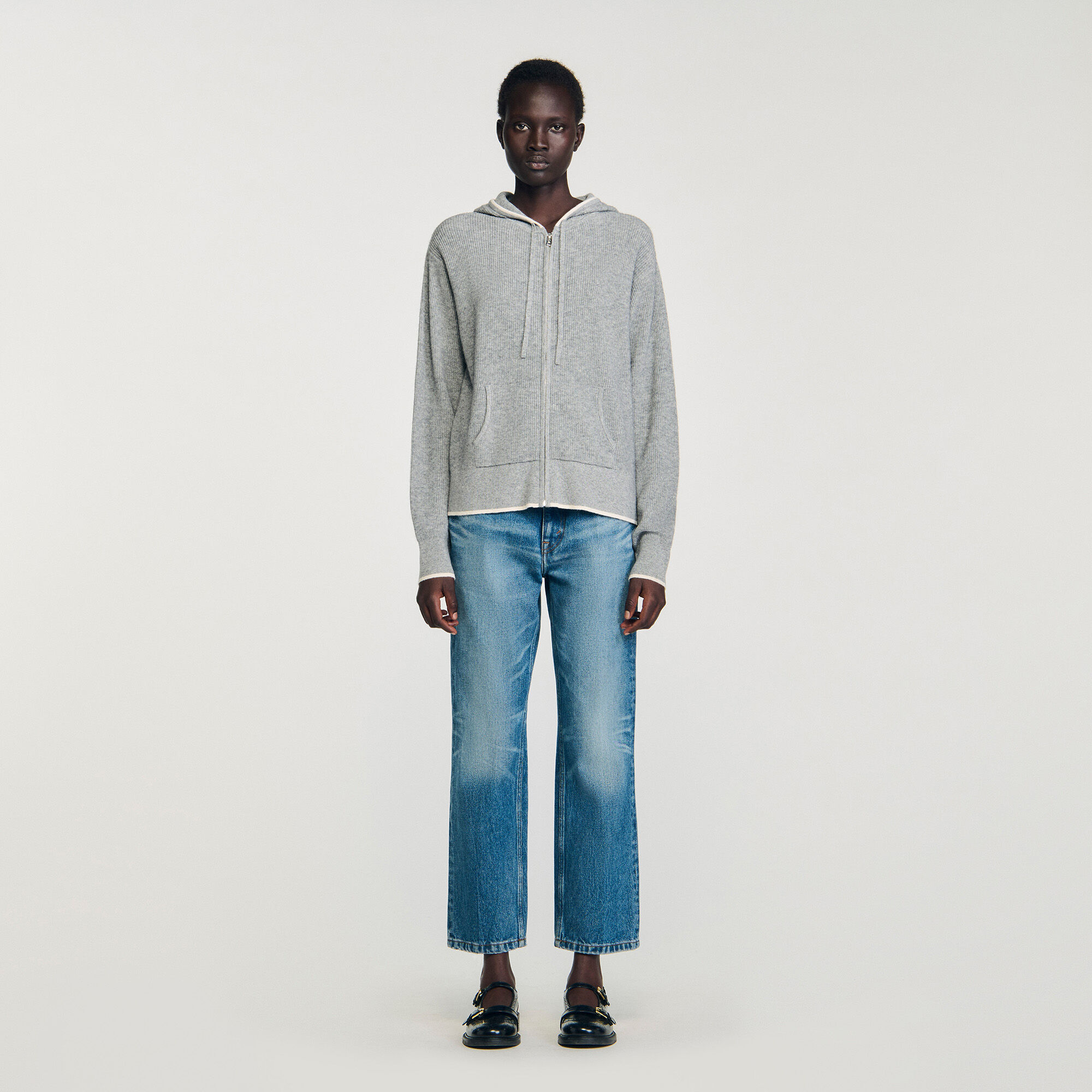 Cardigan à capuche