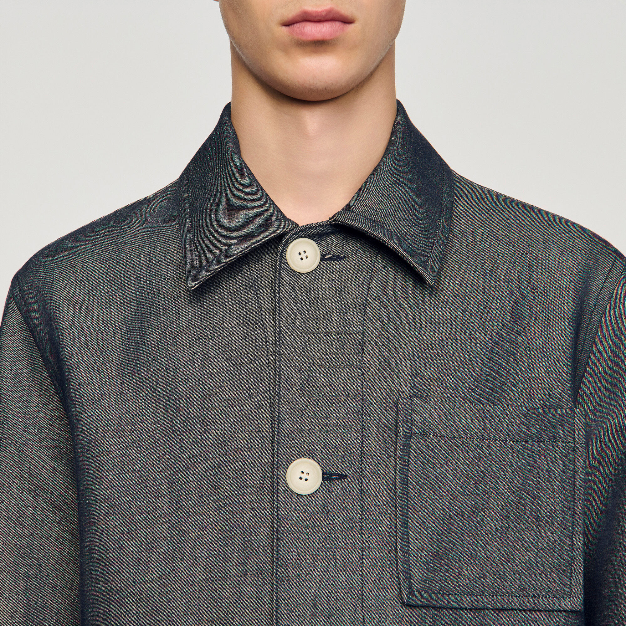 Veste de travail effet denim