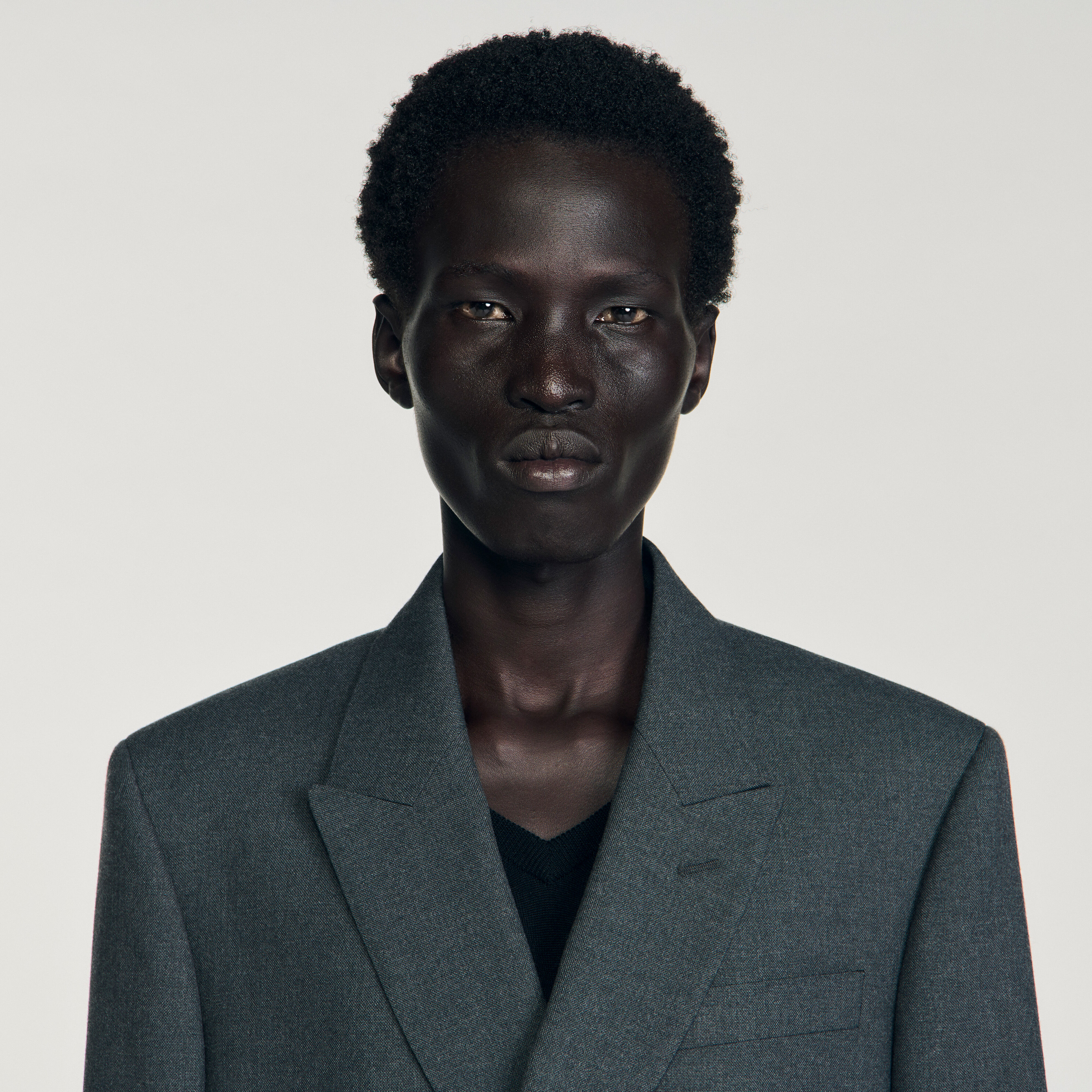 Veste de costume classique à double boutonnage
