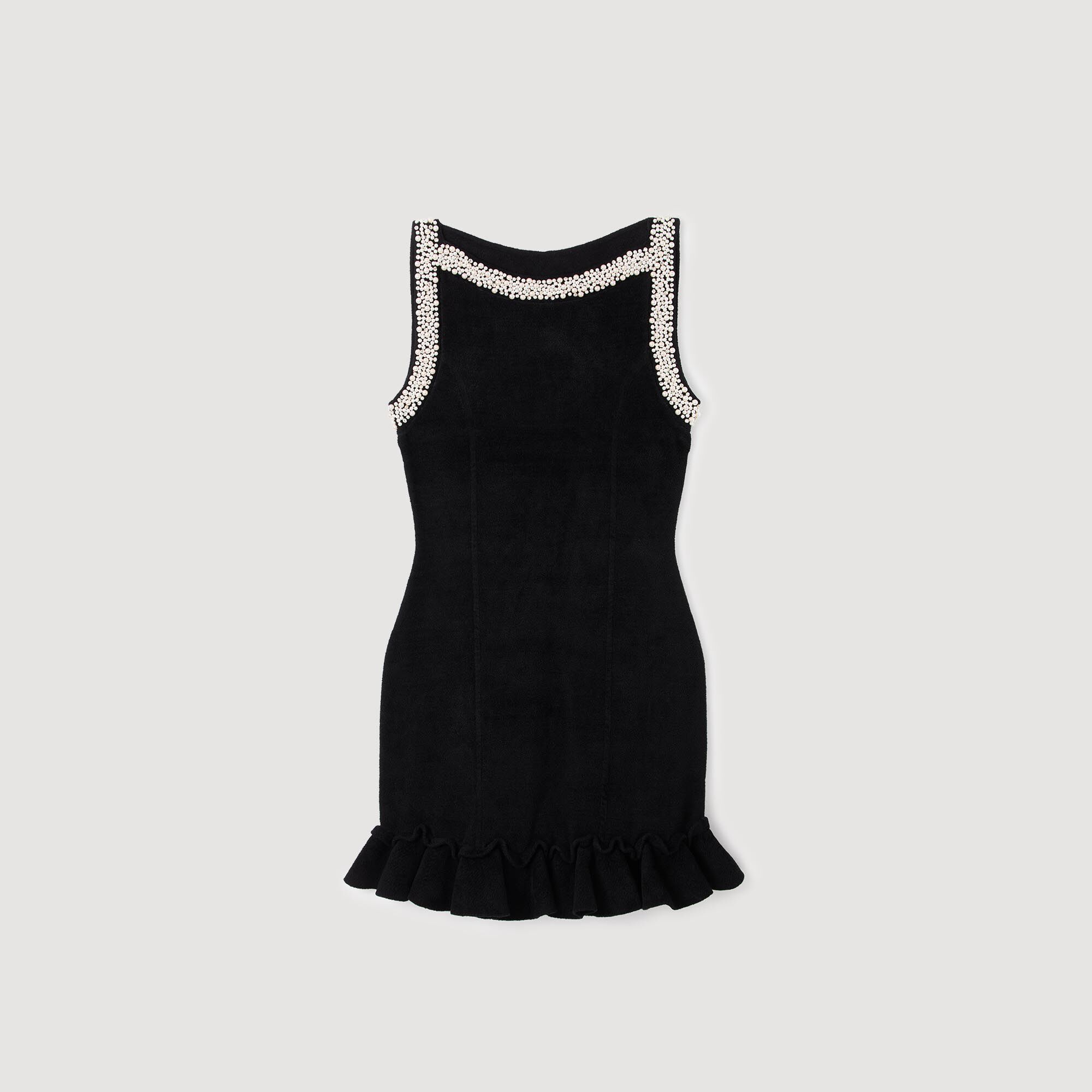 Robe mini à perles