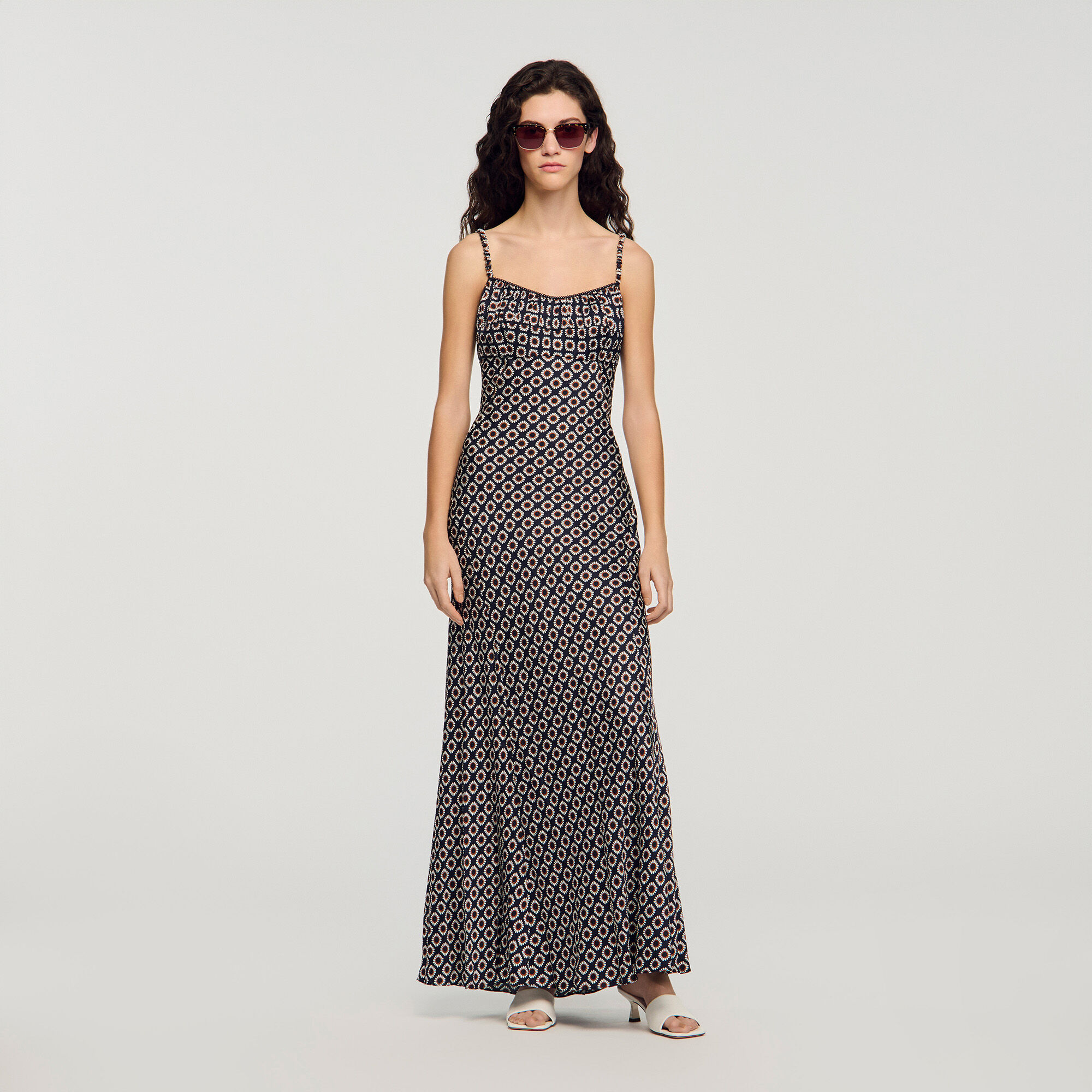 Robe maxi à imprimé floral