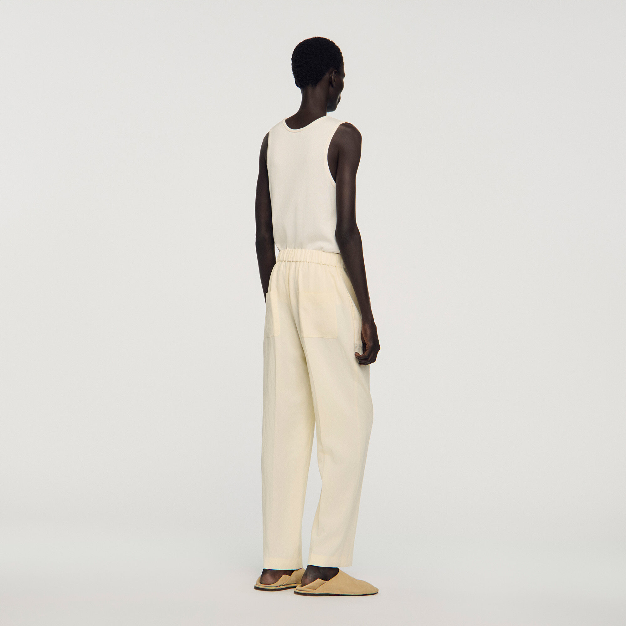 Pantalons élastiqués fluides