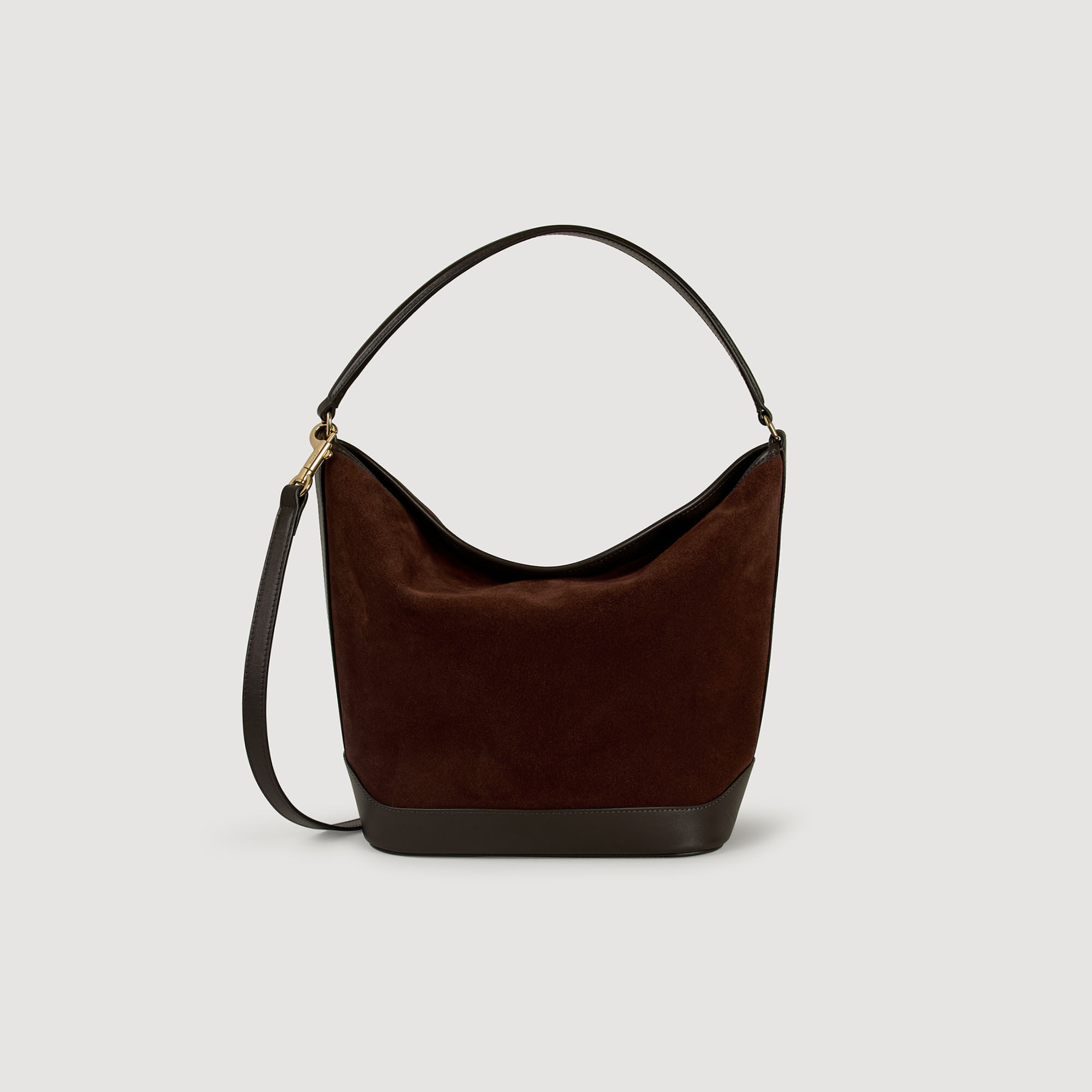 Sac à main en daim et cuir Tangoso