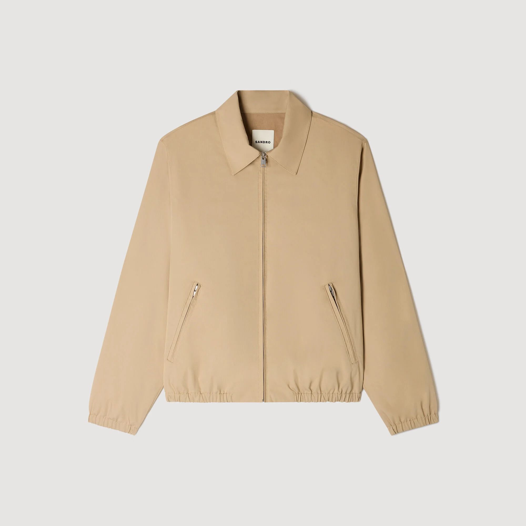 Veste en coton à fermeture éclair