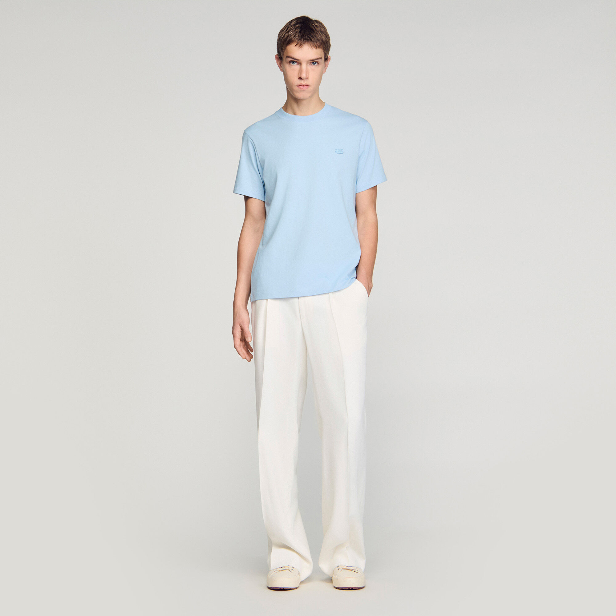 T-shirt avec badge double S