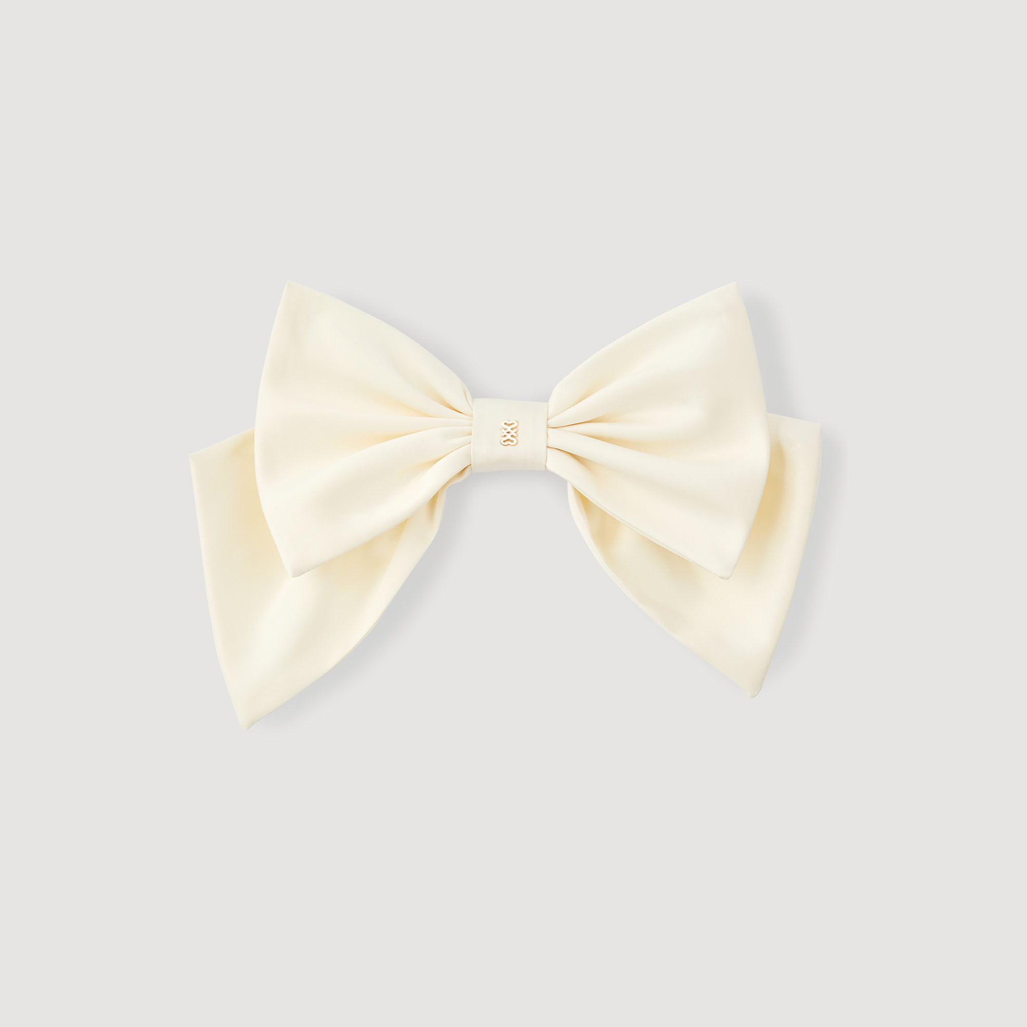 Barrette à ruban satin