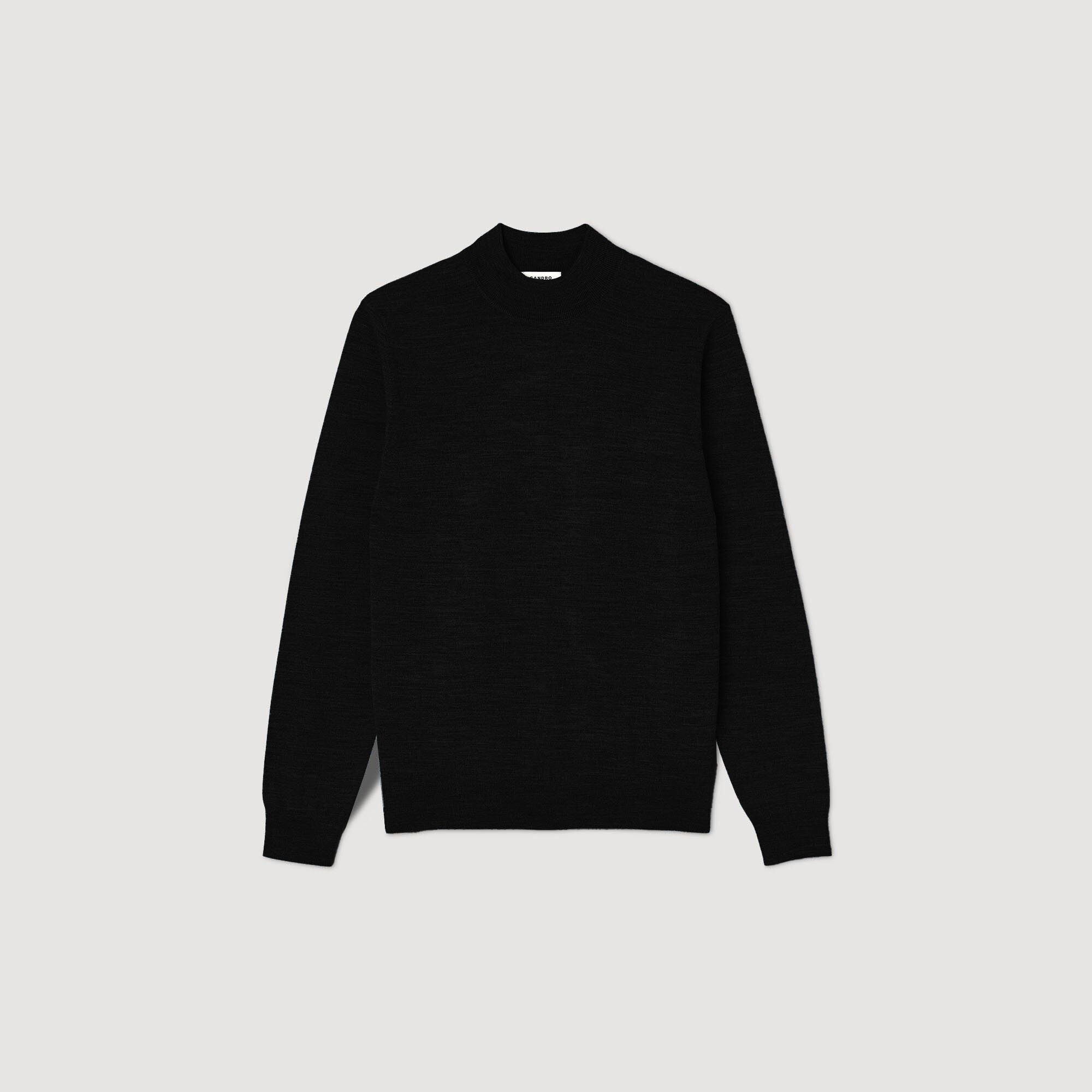 Pull col roulé
