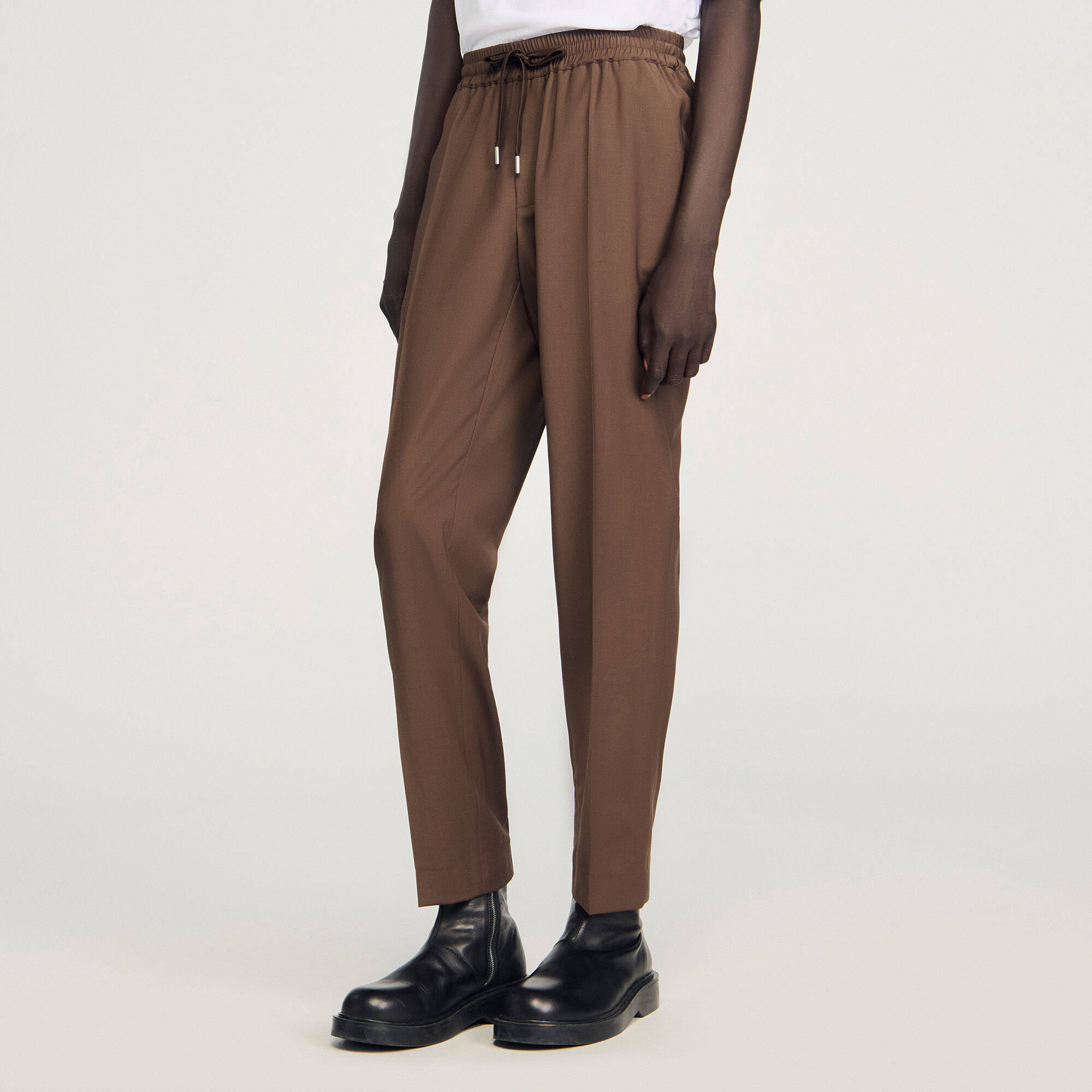 Pantalons droit à élastique