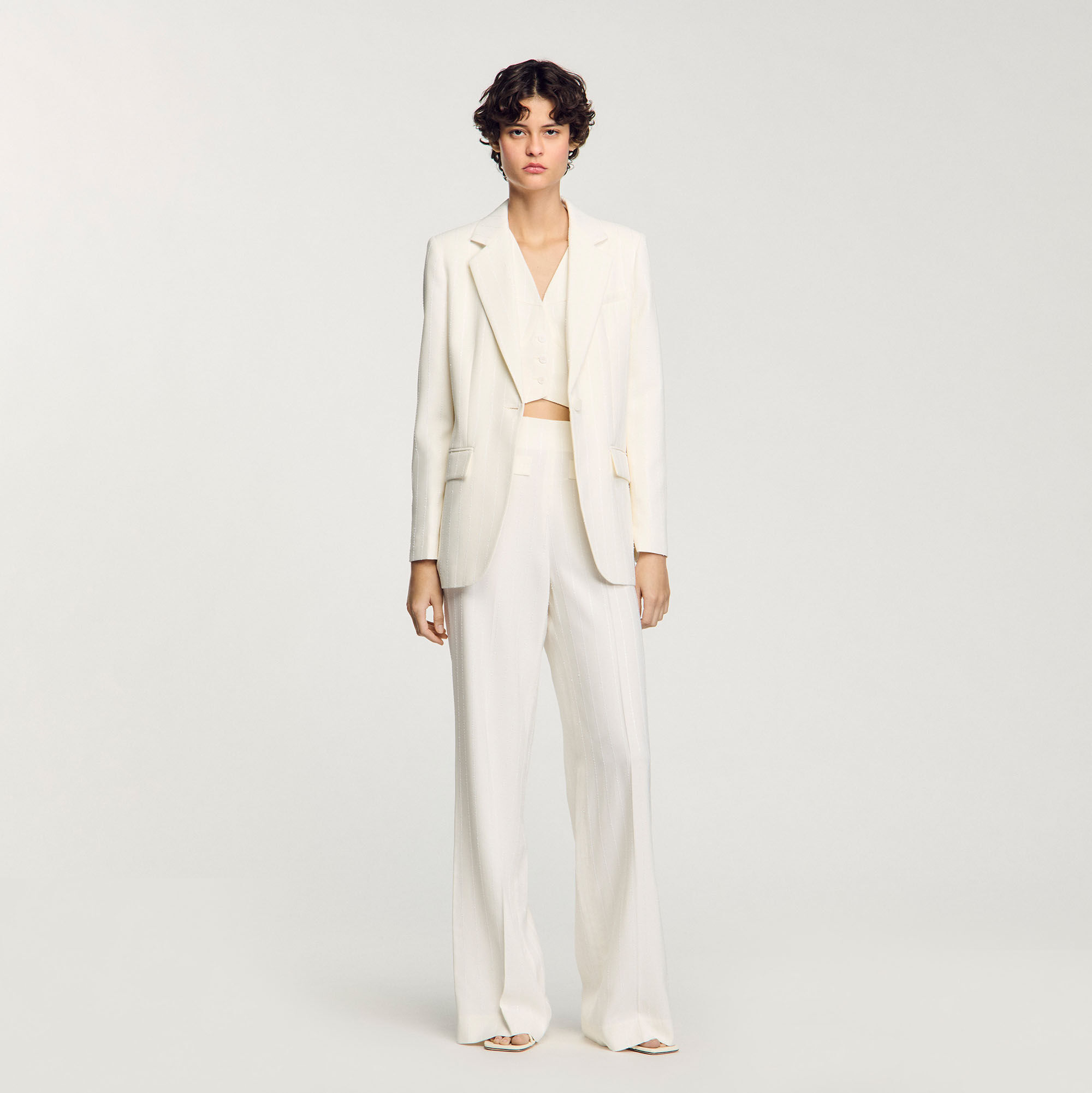 Pantalon de costume à paillettes