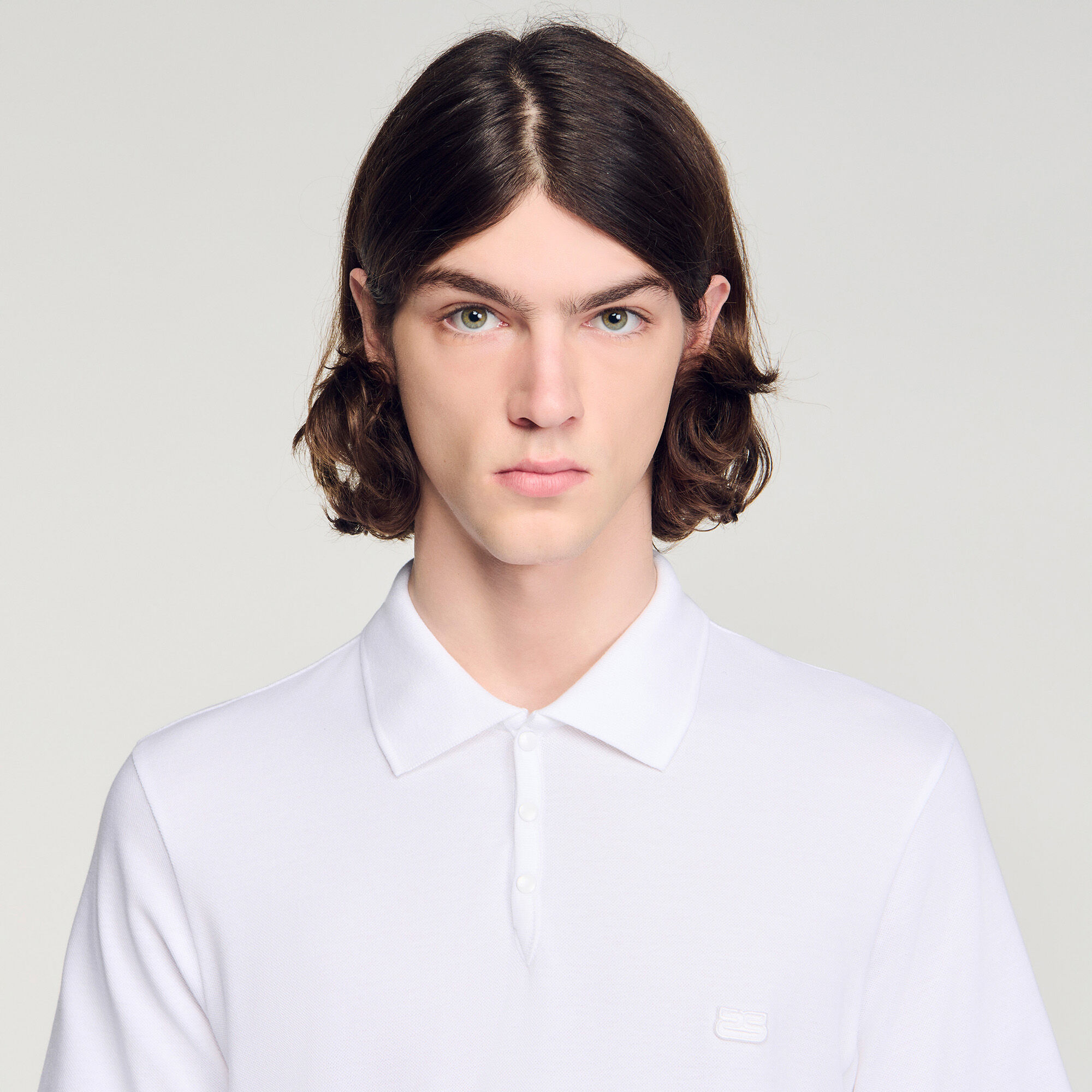 Chemise polo avec logo