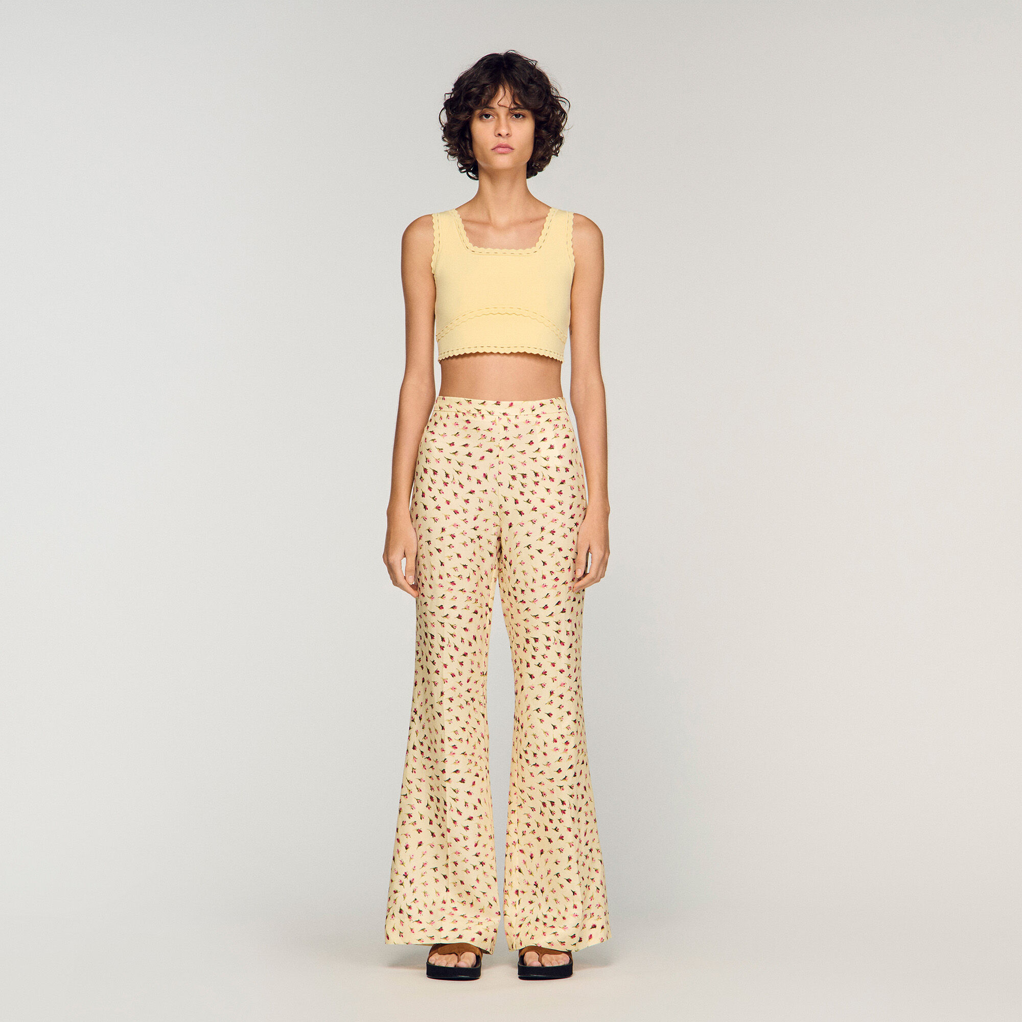 Pantalons floraux