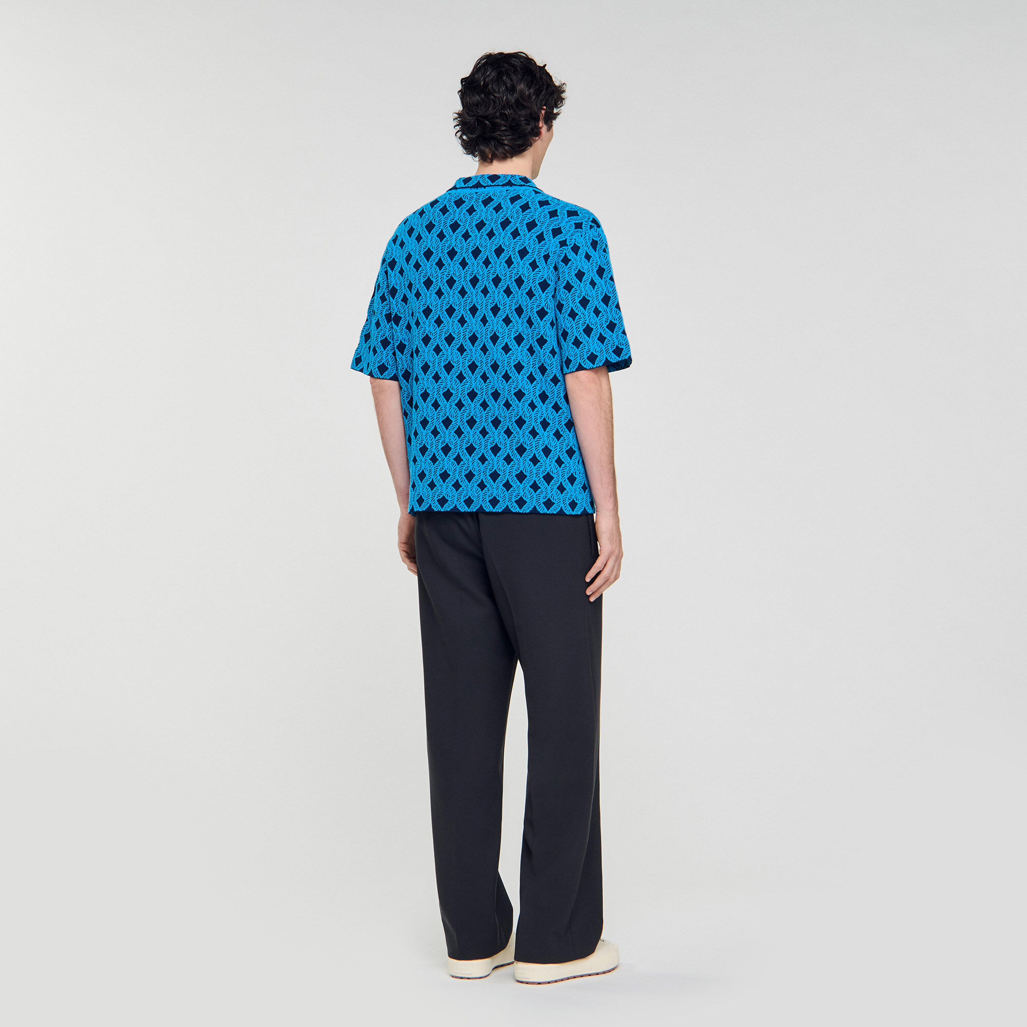 Chemise jacquard en corde