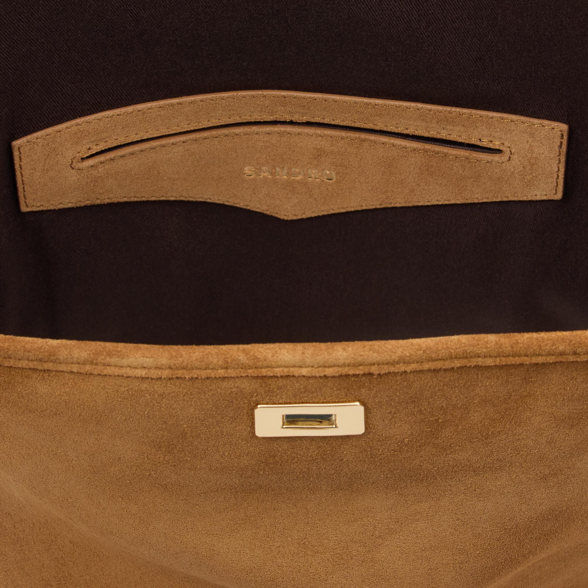 Sac à main en daim frangé TANGOSO