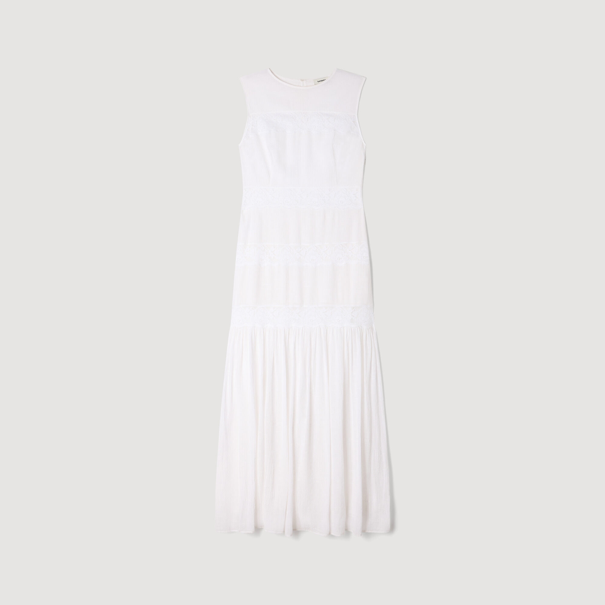Robe maxi crêpe