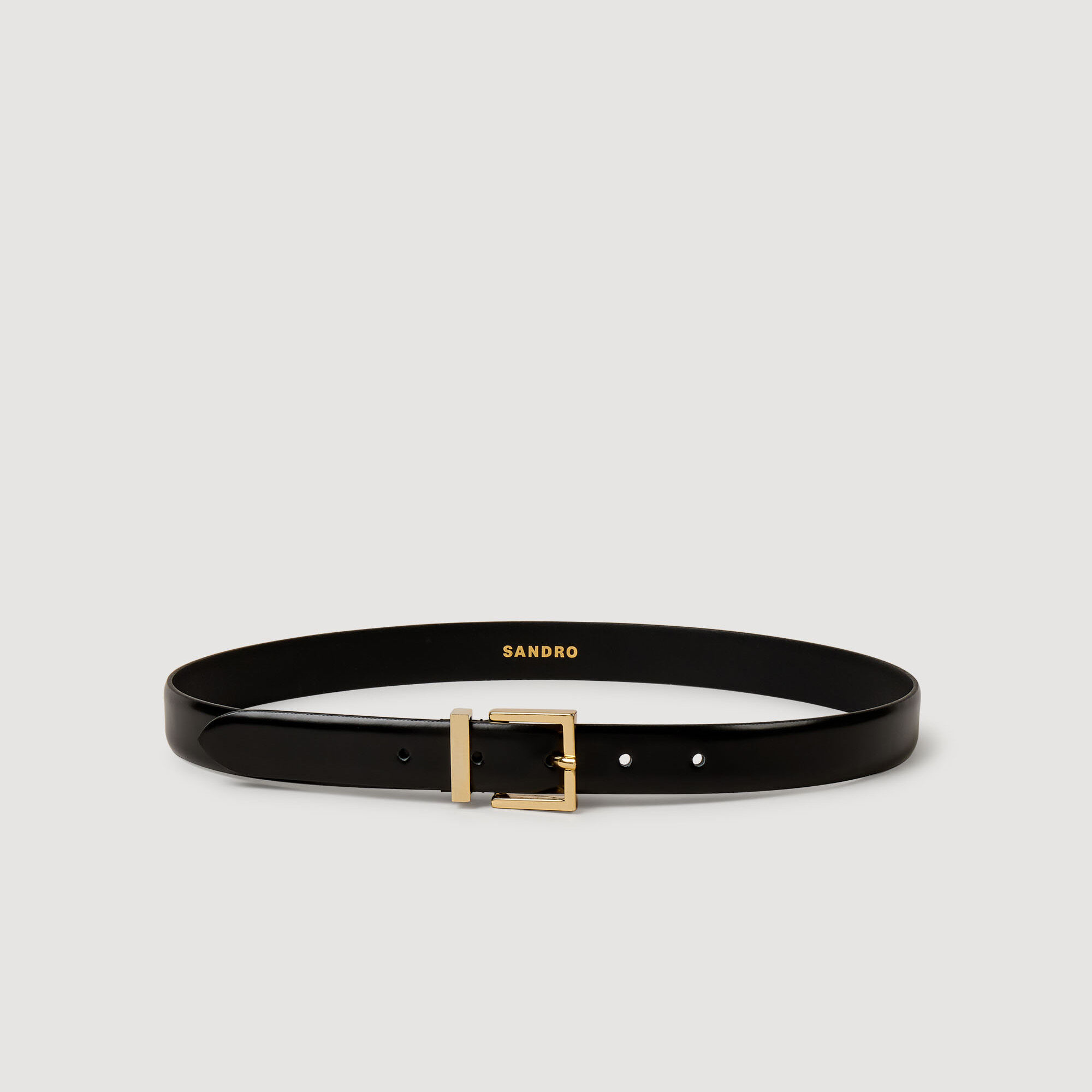 Ceinture en cuir lisse