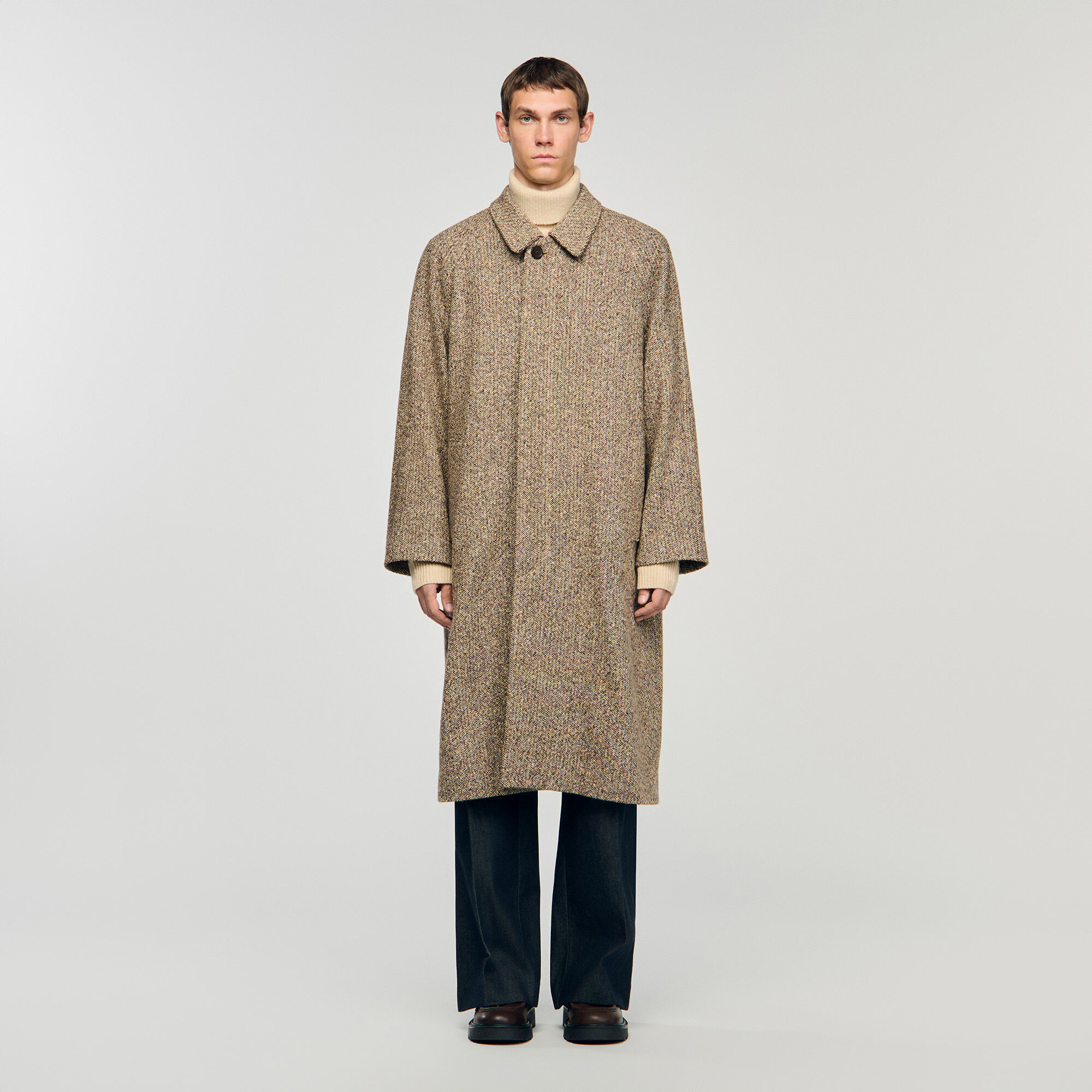 Manteau en laine oversize