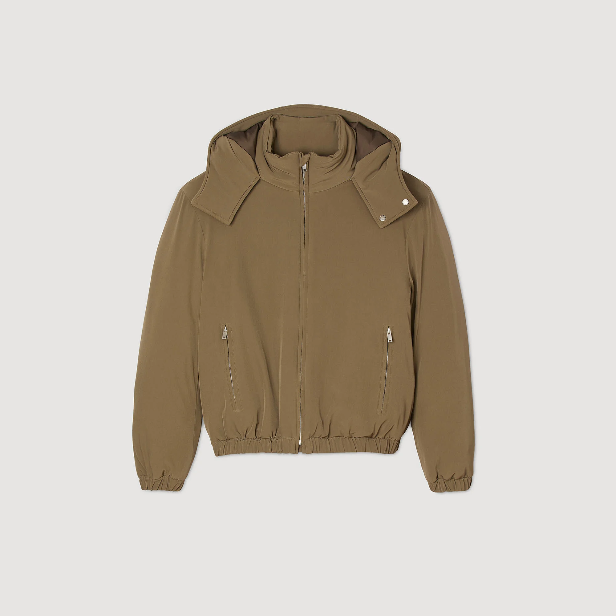 Veste gonflable avec capuche amovible