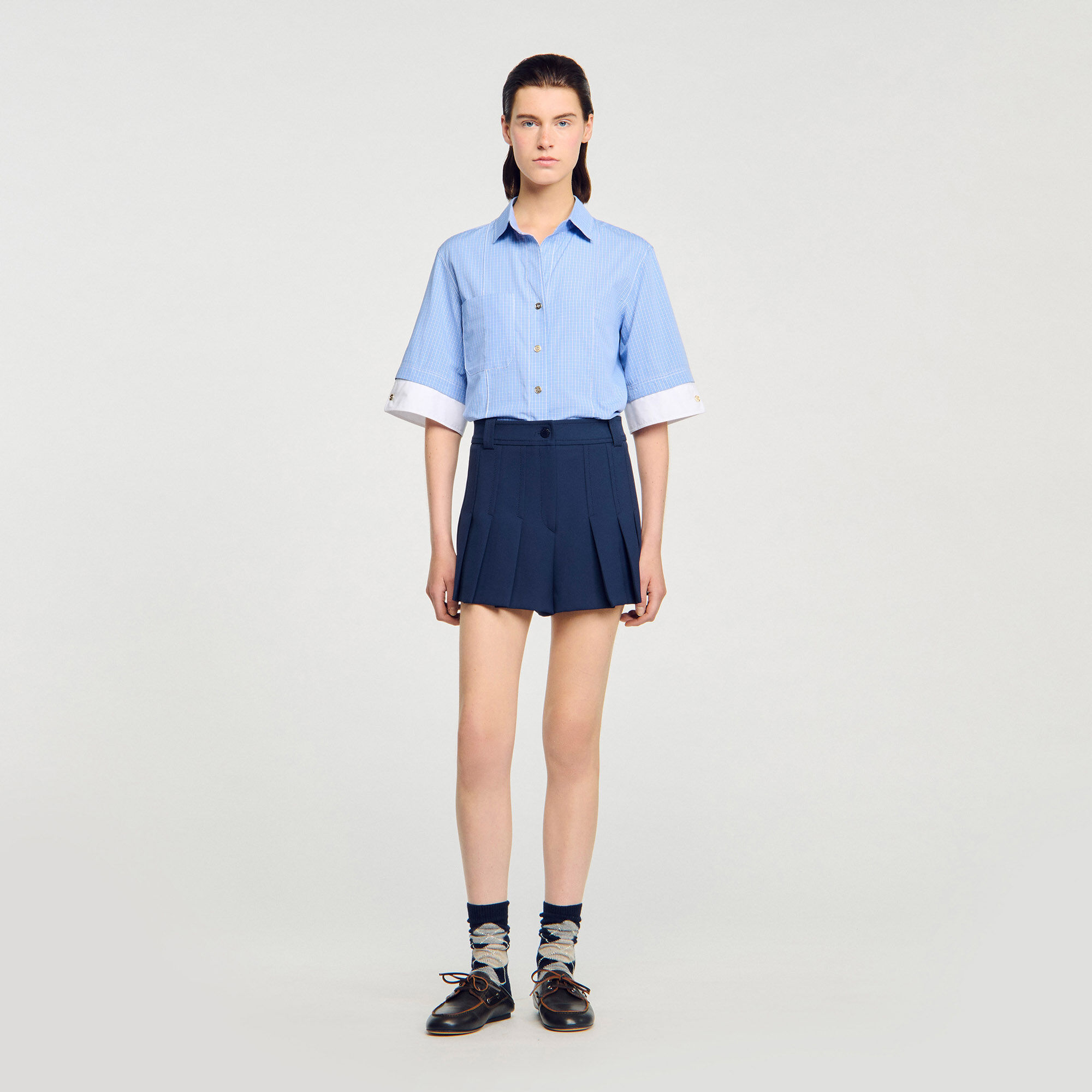 Shorts à pinces sur mesure