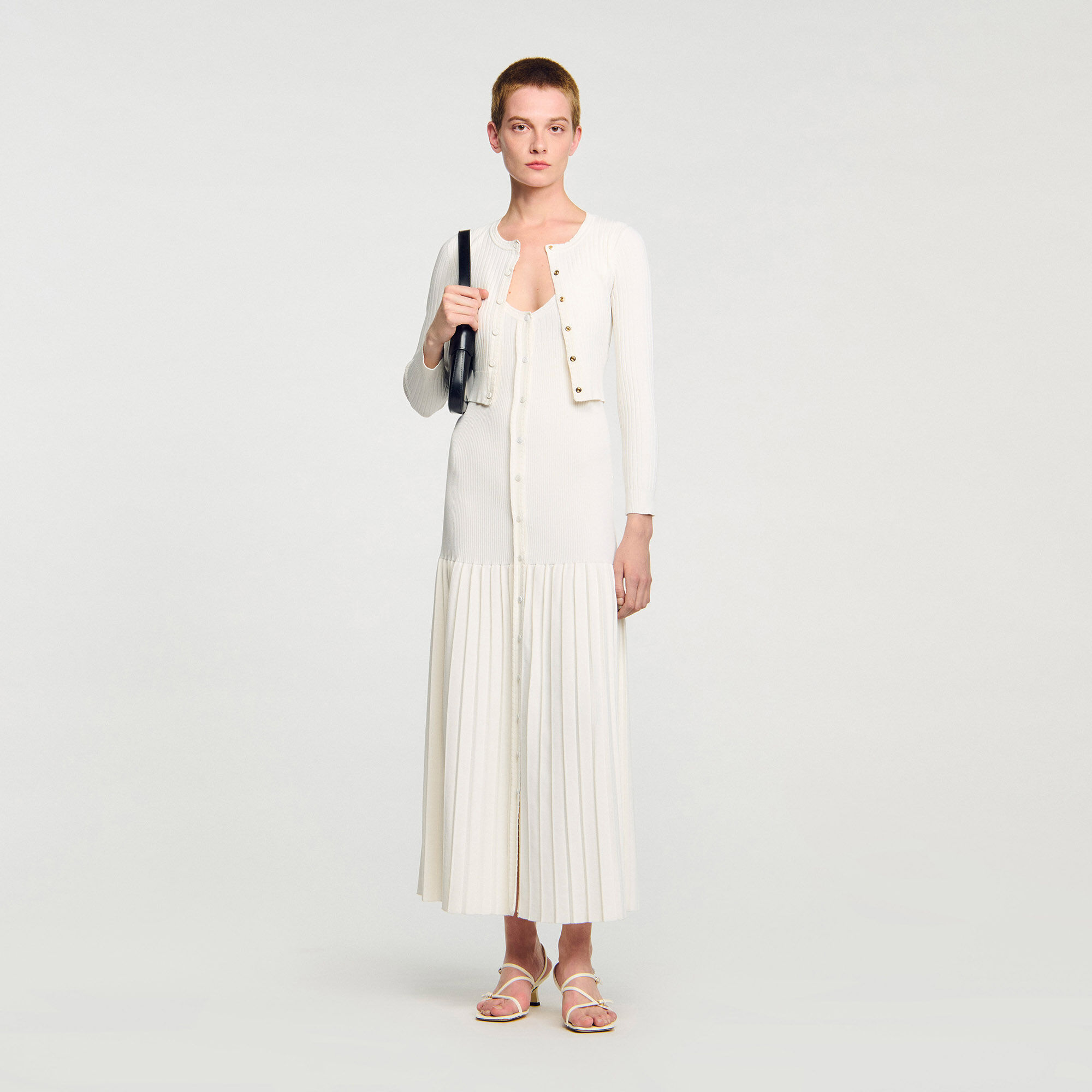 Cardigan en maille fine ajusté