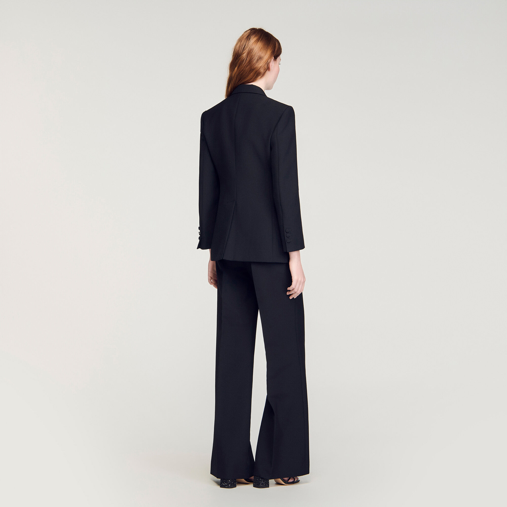 Veste de smoking avec col en satin