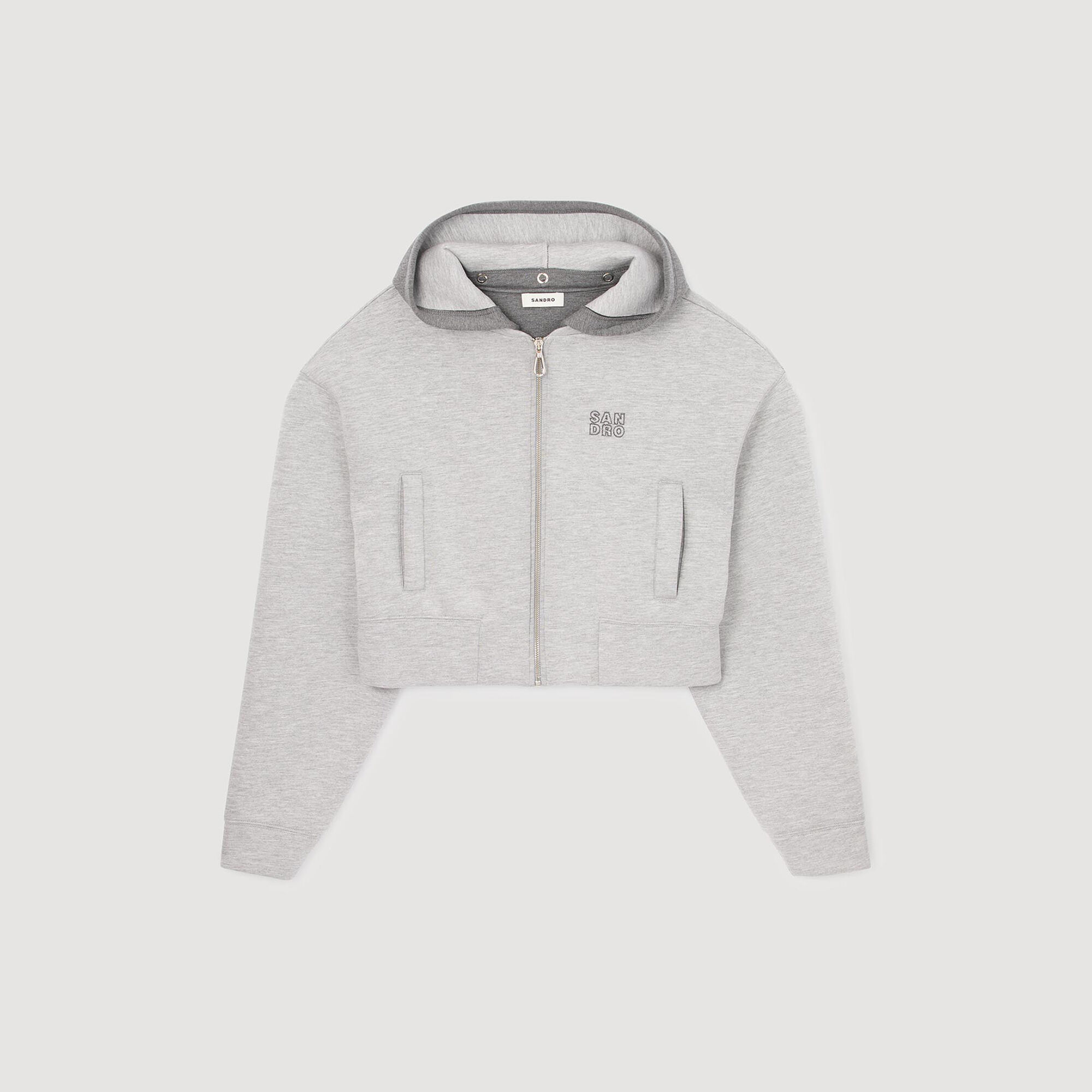Veste en molleton avec capuche