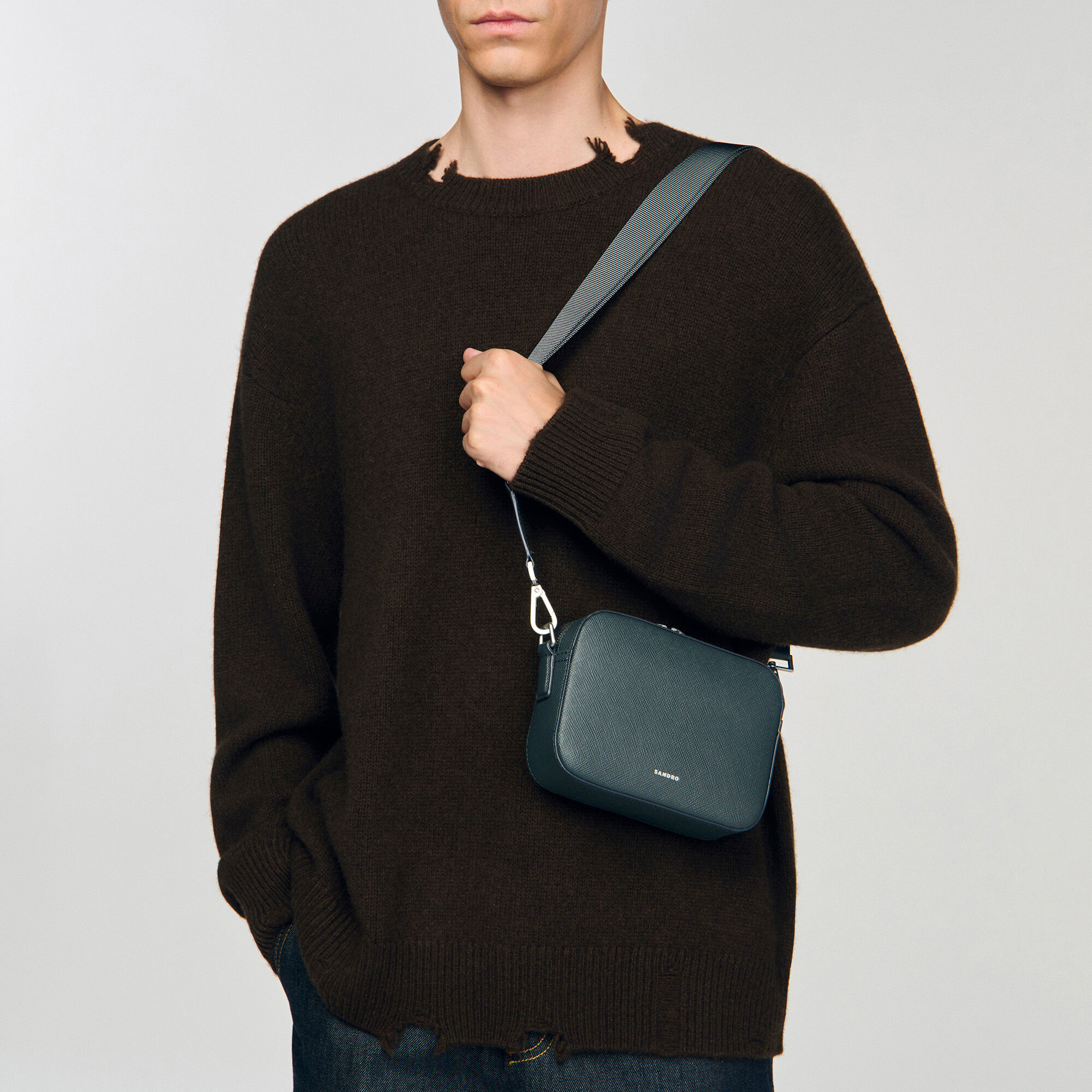 Petit sac en cuir reconstitué