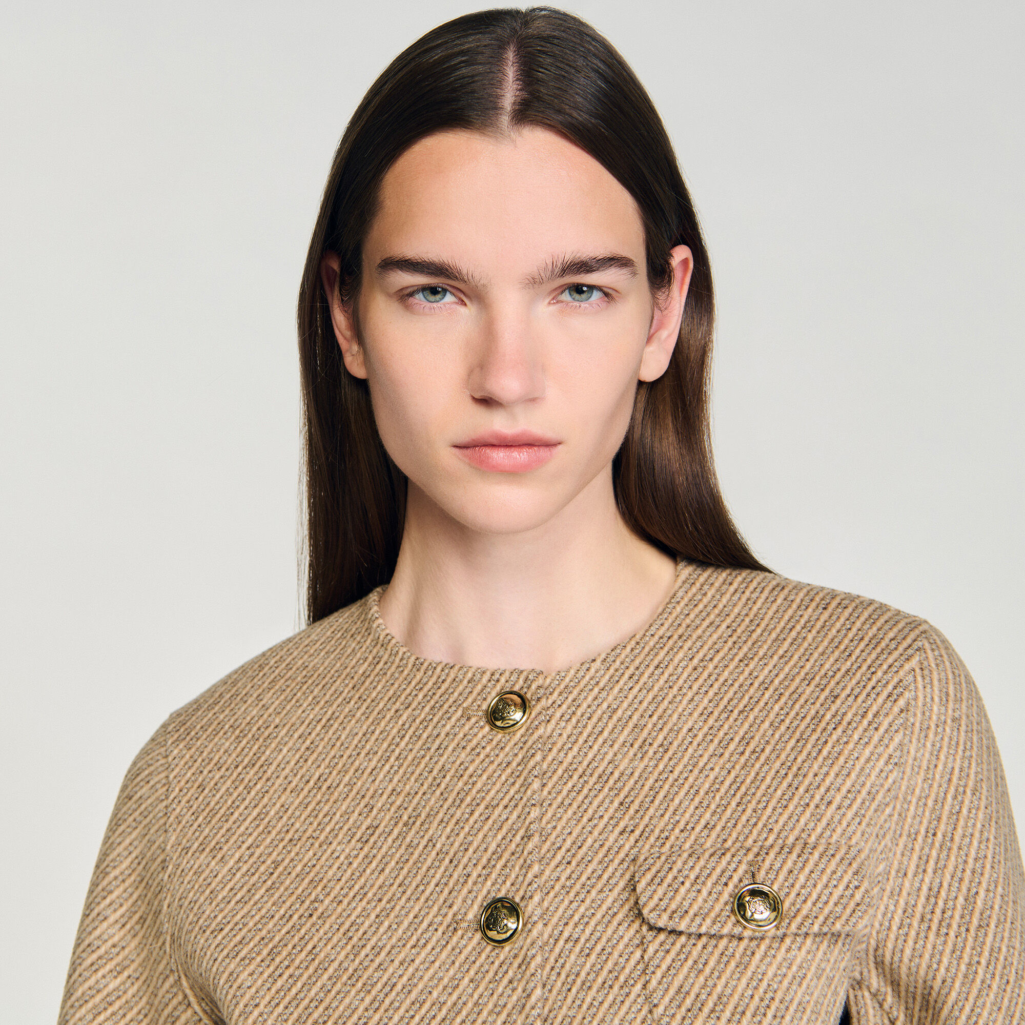 Veste courte boutonnée