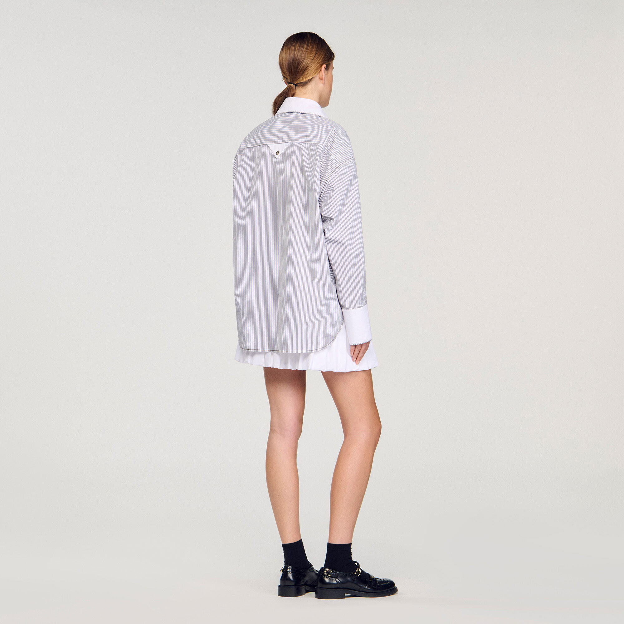 Chemise oversize à rayures