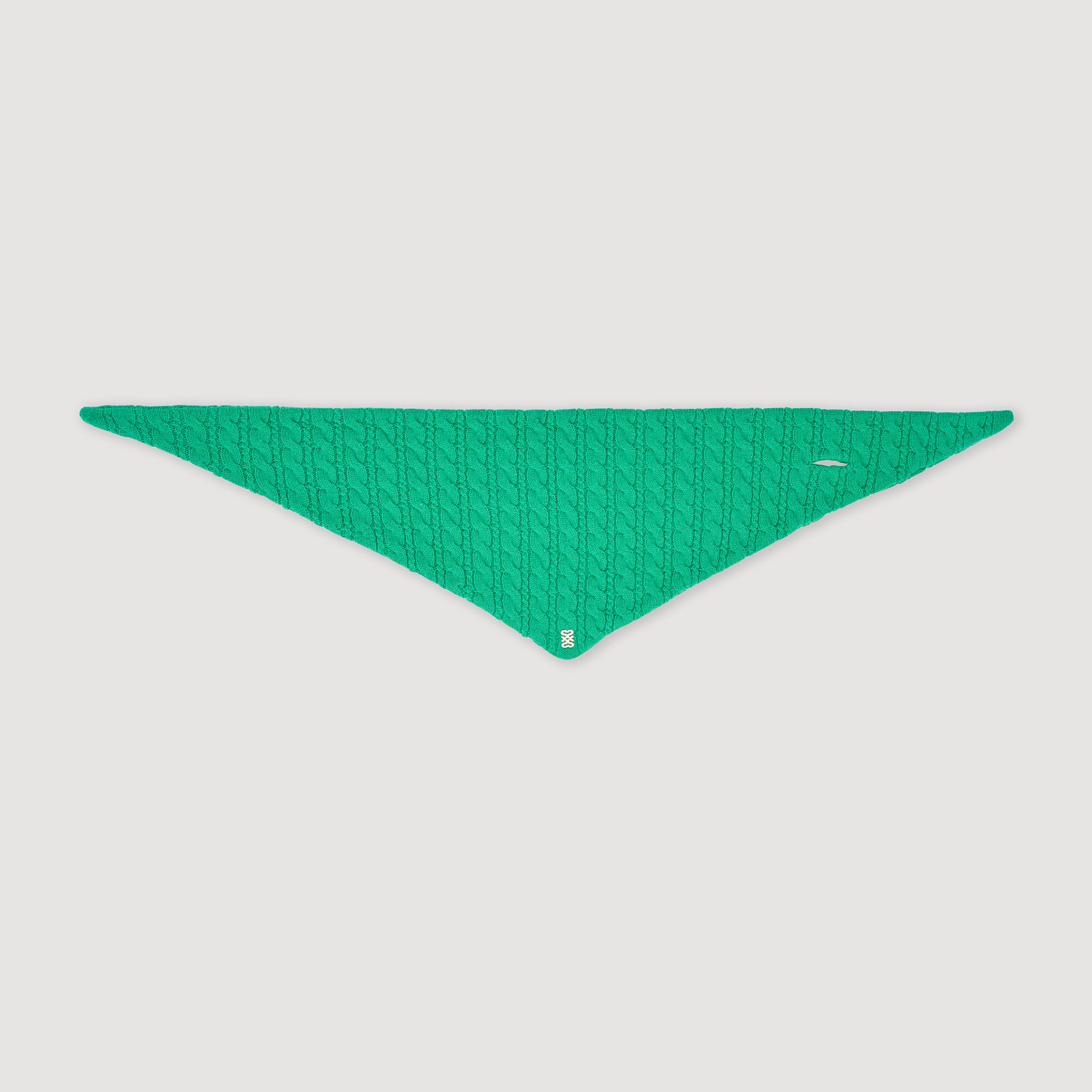 Echarpe en maille côtelée