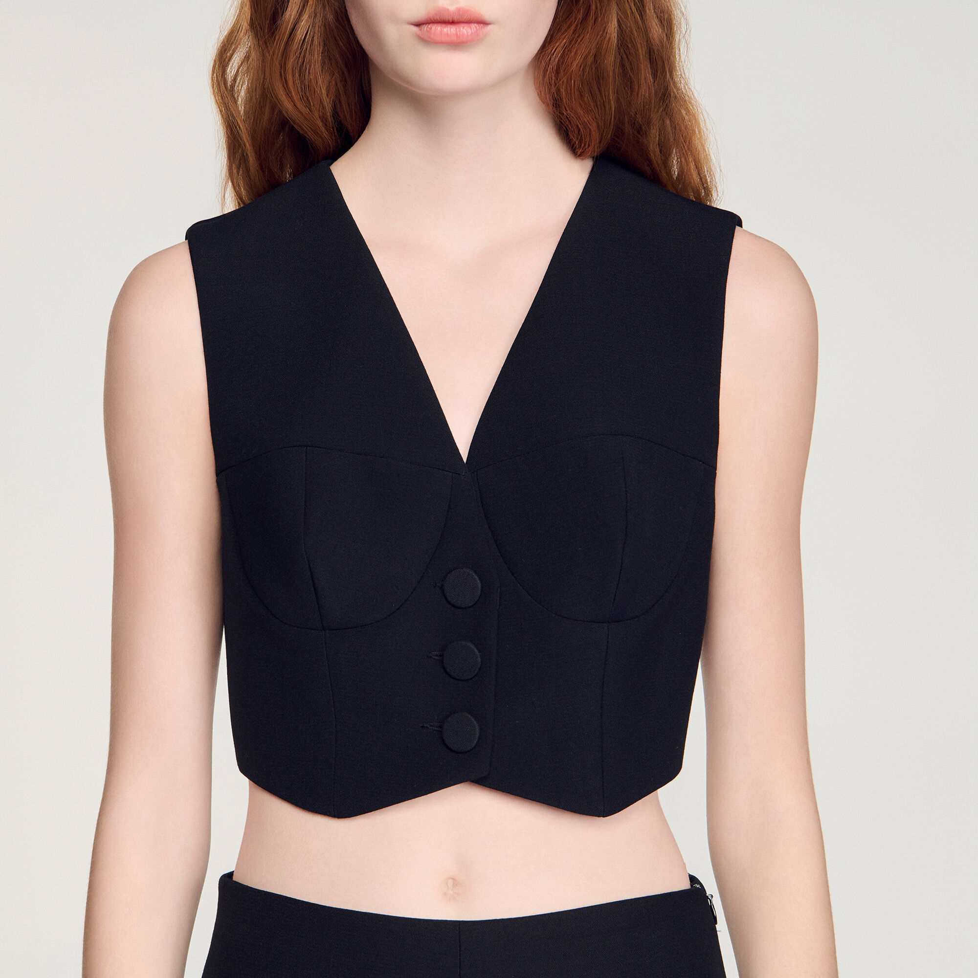 Gilet cropped