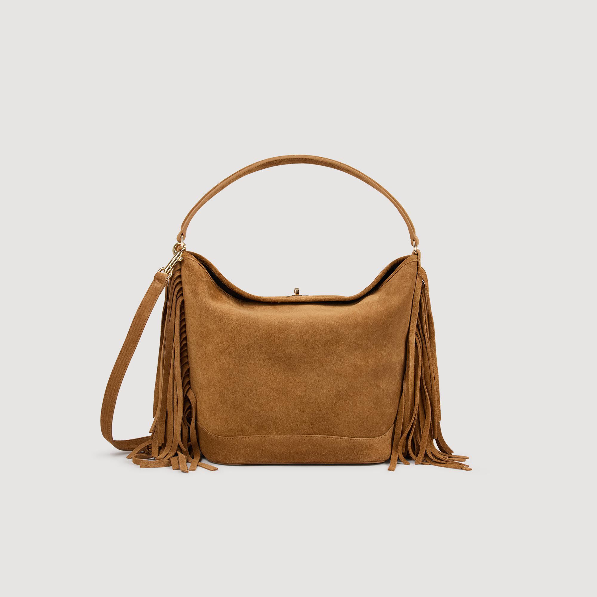 Sac à main en daim frangé TANGOSO