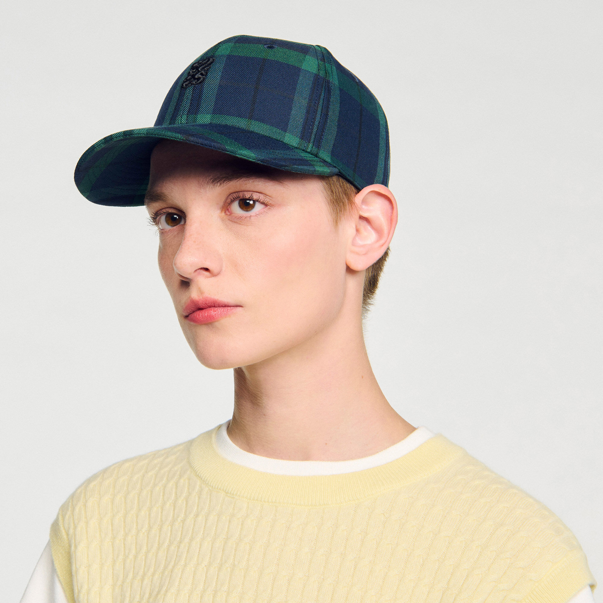 Bonnet à carreaux